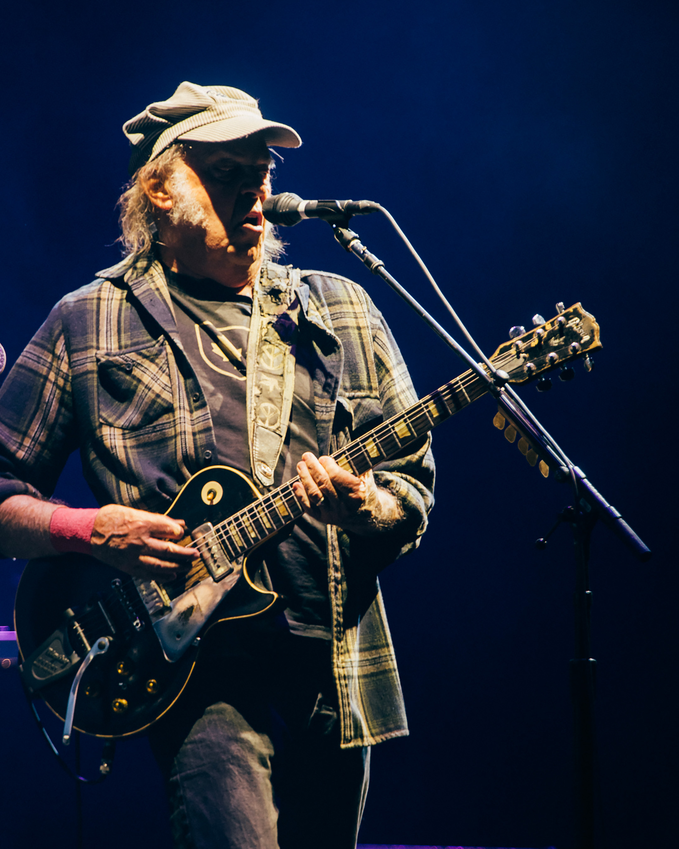 Neil Young live at Glastonbury 2025, photo by Derek Bremner