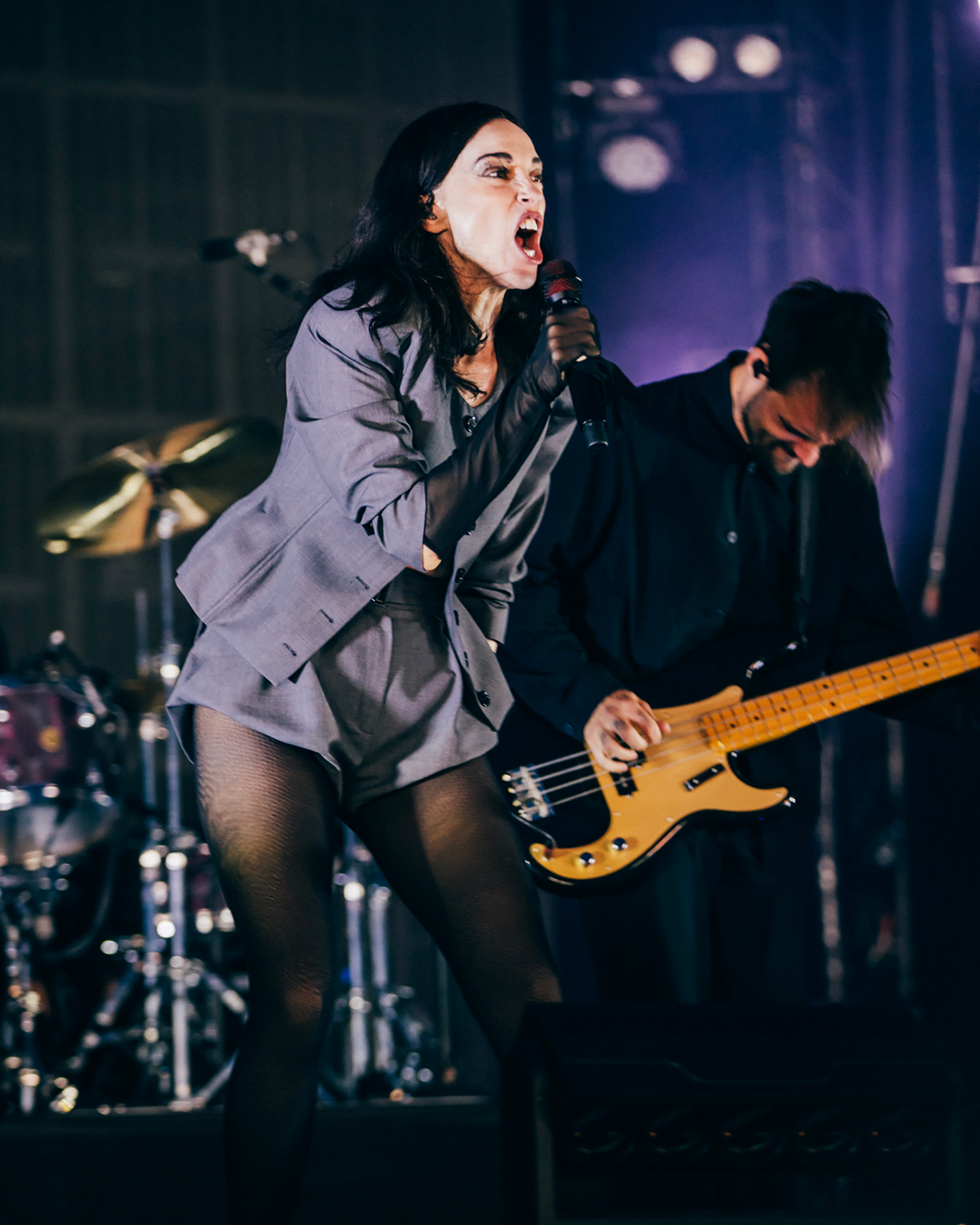 St. Vincent live at Glastonbury 2025, photo by Derek Bremner