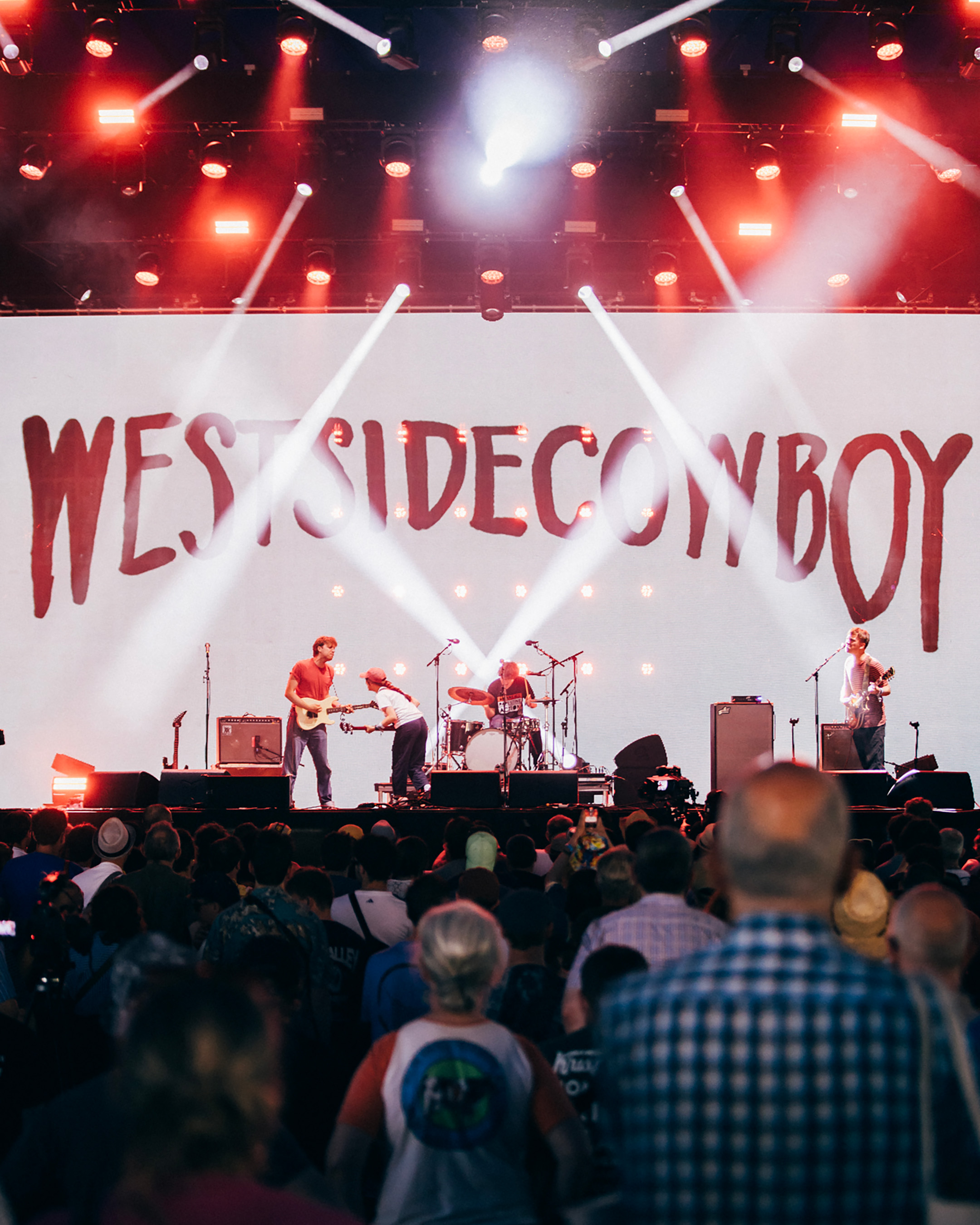 Westside Cowboy live at Glastonbury 2025, photo by Derek Bremner