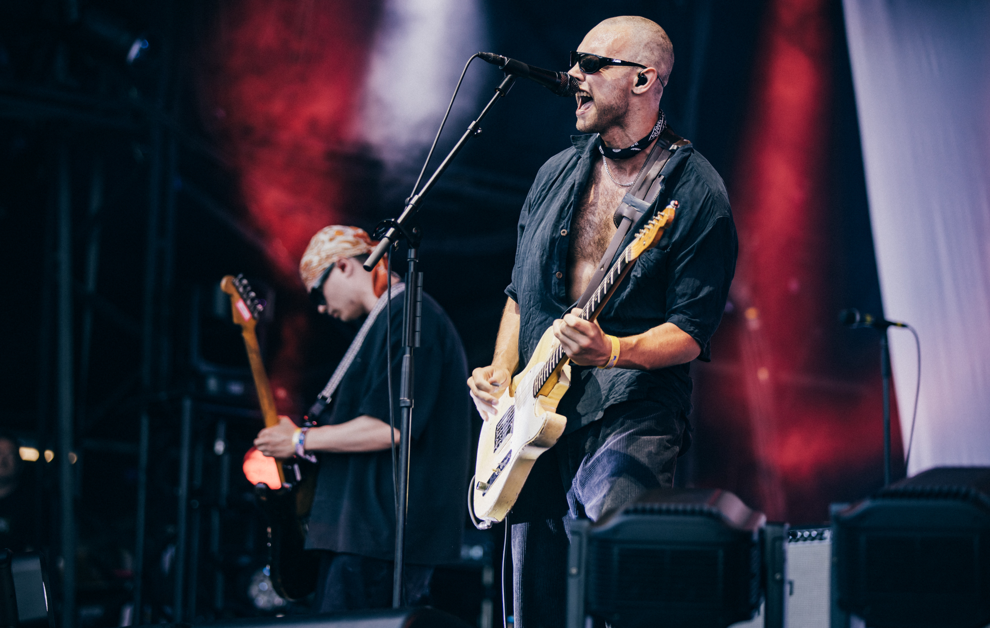 Wunderhorse live at Glastonbury 2025, photo by Derek Bremner