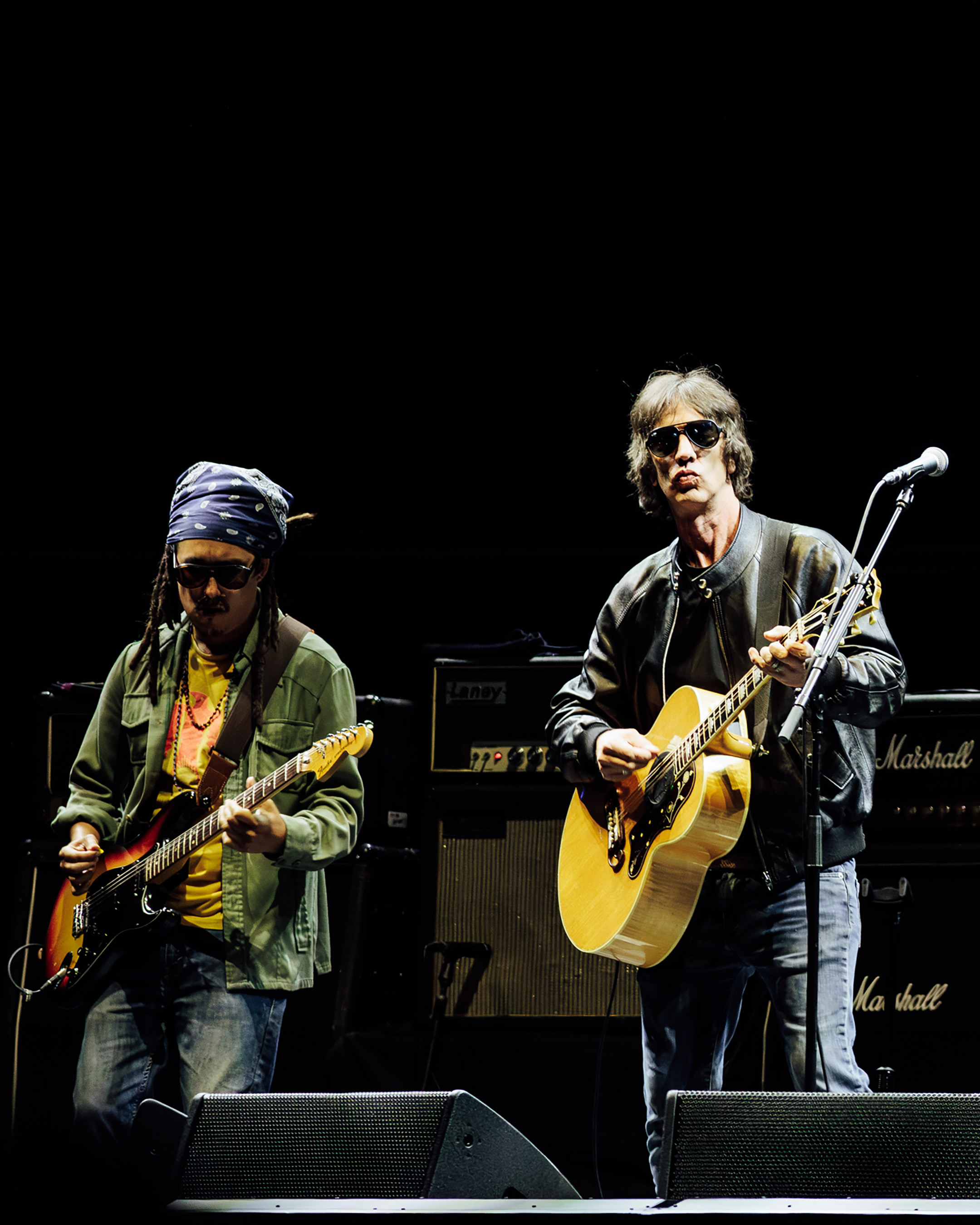 Richard Ashcroft supporting Oasis at Cardiff Principality Stadium on Friday July 4, 2025. Credit: Andy Ford for NME