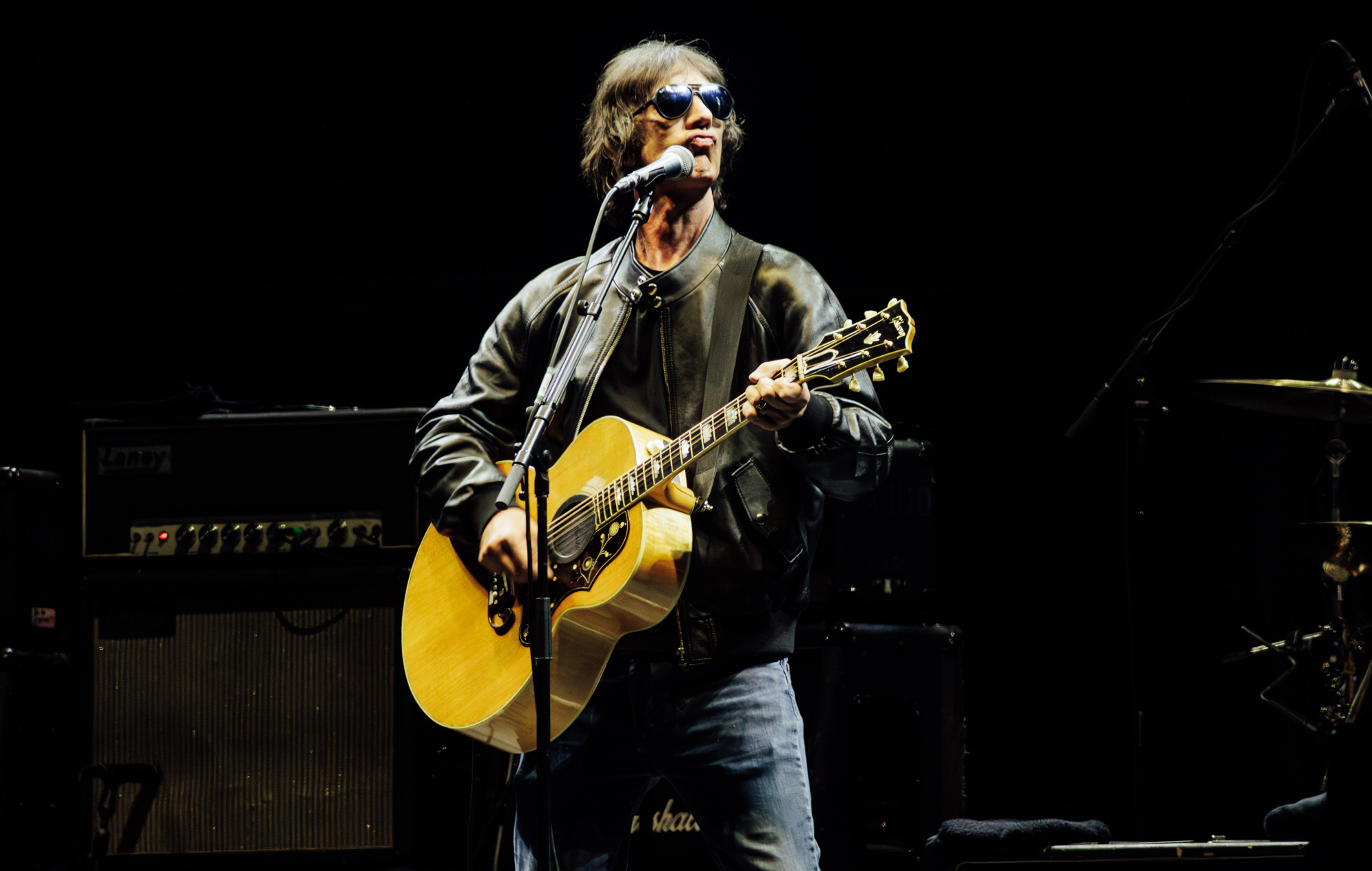 Richard Ashcroft supporting Oasis at Cardiff Principality Stadium on Friday July 4, 2025. Credit: Andy Ford for NME