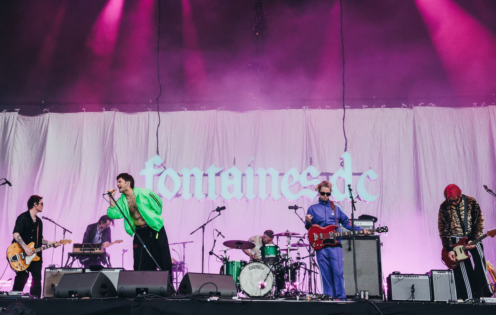 Fontaines D.C. live at Reading 2024, photo by Andy Ford