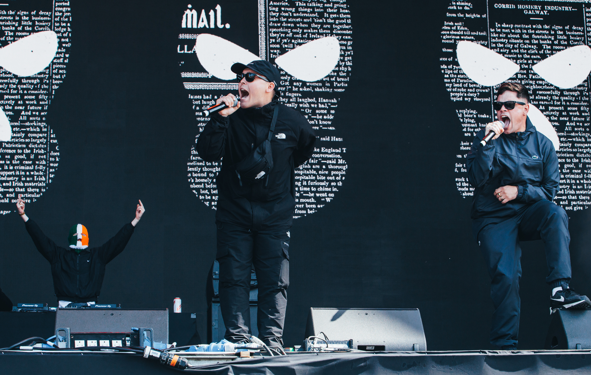 Kneecap live at Reading 2024, photo by Andy Ford