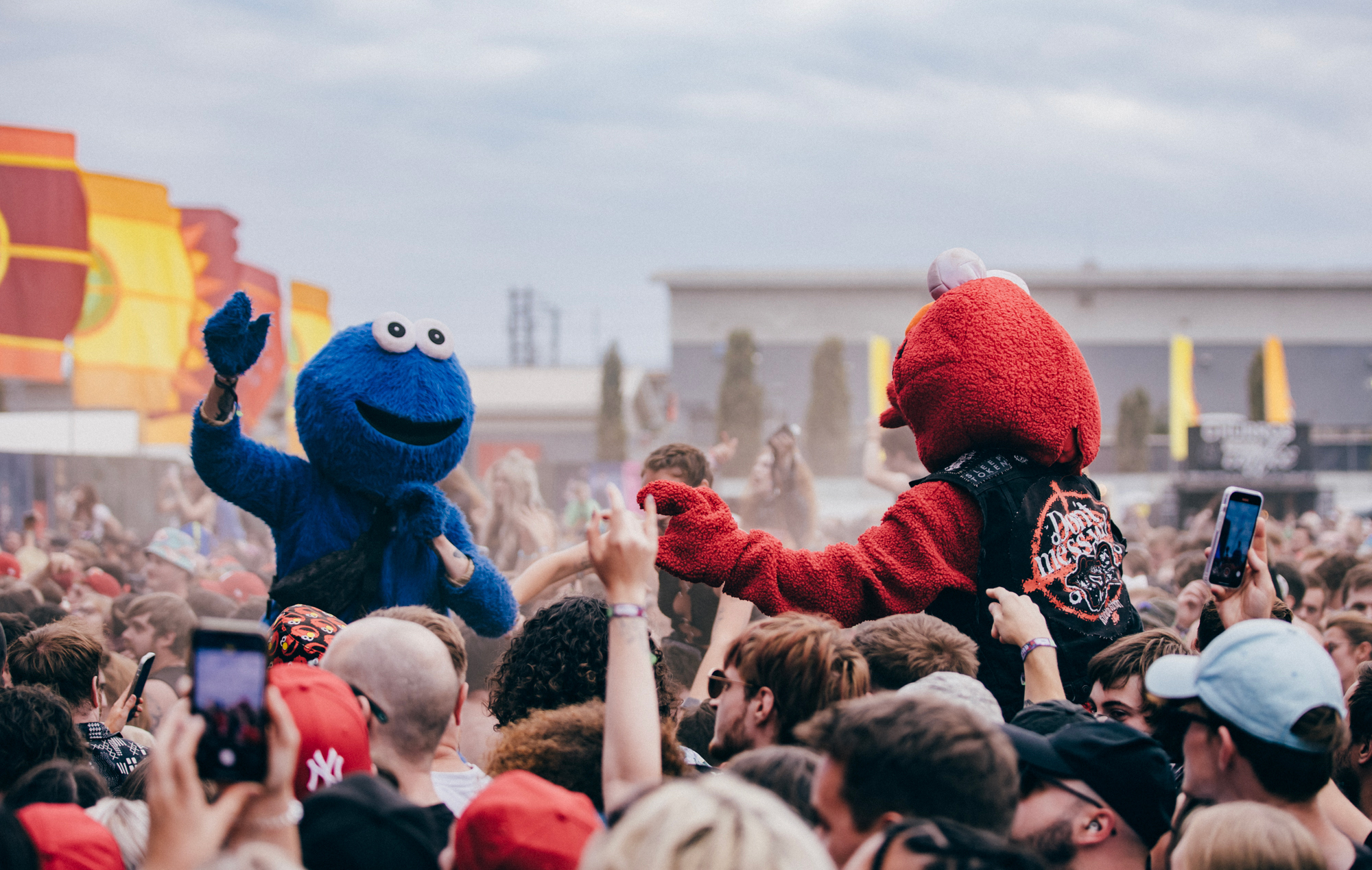 The crowd for Enter Shikari at Reading Festival 2025. CREDIT: Derek Bremner for NME