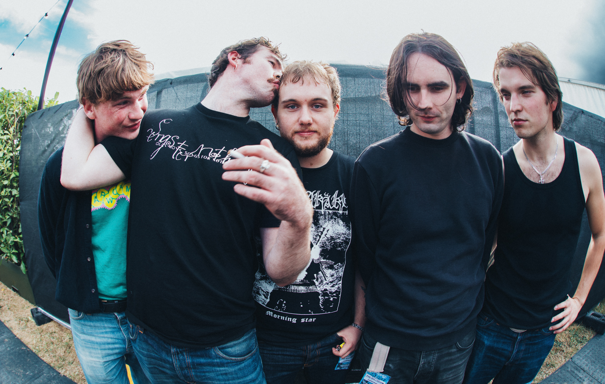 Cardinals backstage at Reading 2026. Credit: Andy Ford for NME