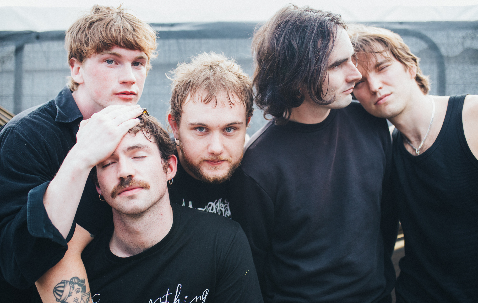 Cardinals backstage at Reading 2026. Credit: Andy Ford for NME