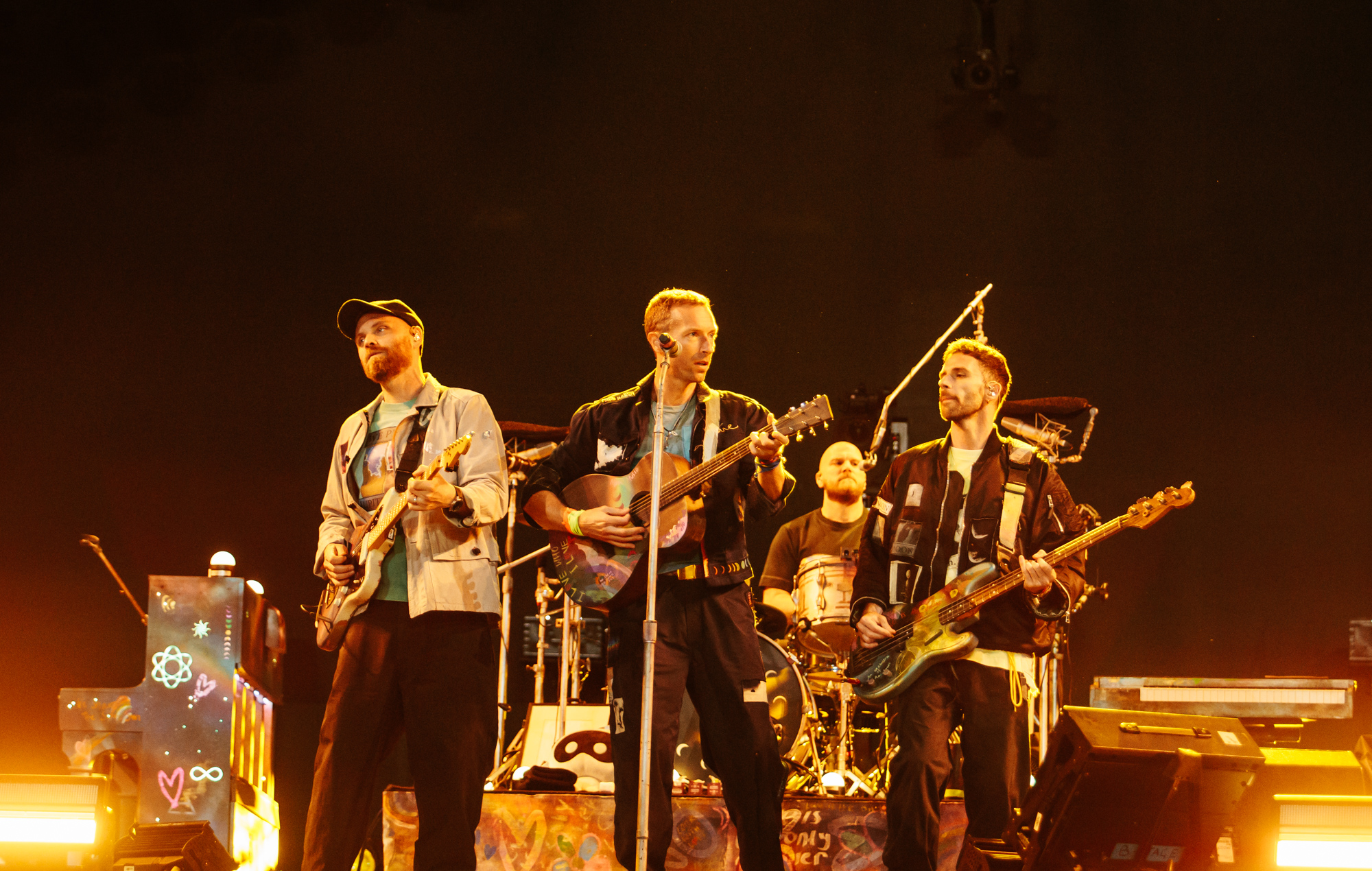 Coldplay live at Glastonbury 2024, photo by Andy Ford
