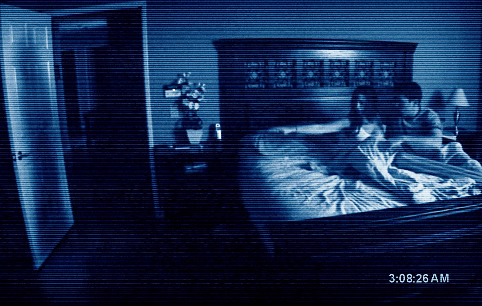 A scene from 'Paranormal Activity'