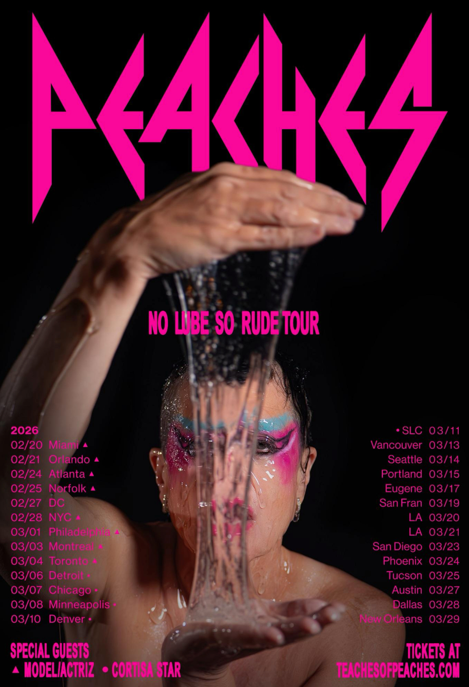Peaches Tour Poster (Credit: Press)