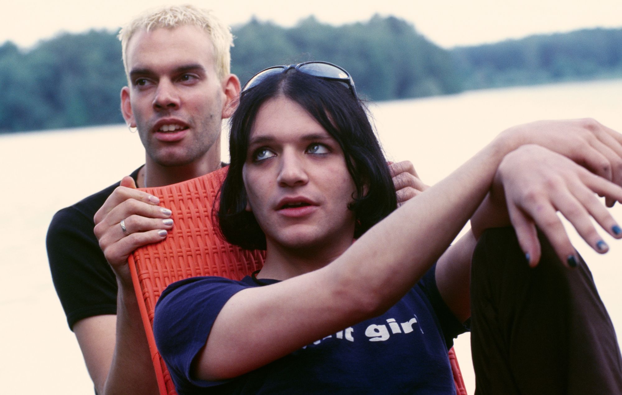 Stefan Olsdal and Brian Molko of Placebo in 1997