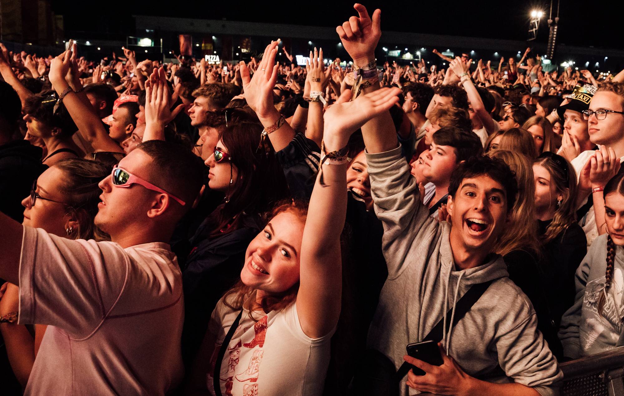 Crowd for Fred Again.. live at Reading 2024, photo by Andy Ford