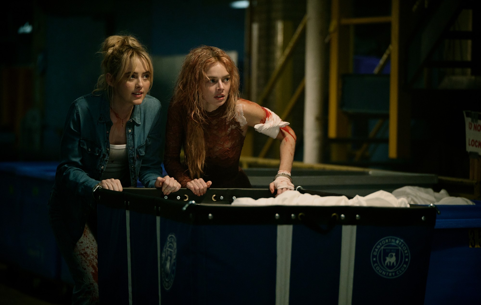 Samara Weaving and Kathryn Newton in 'Ready Or Not 2: Here I Come'.