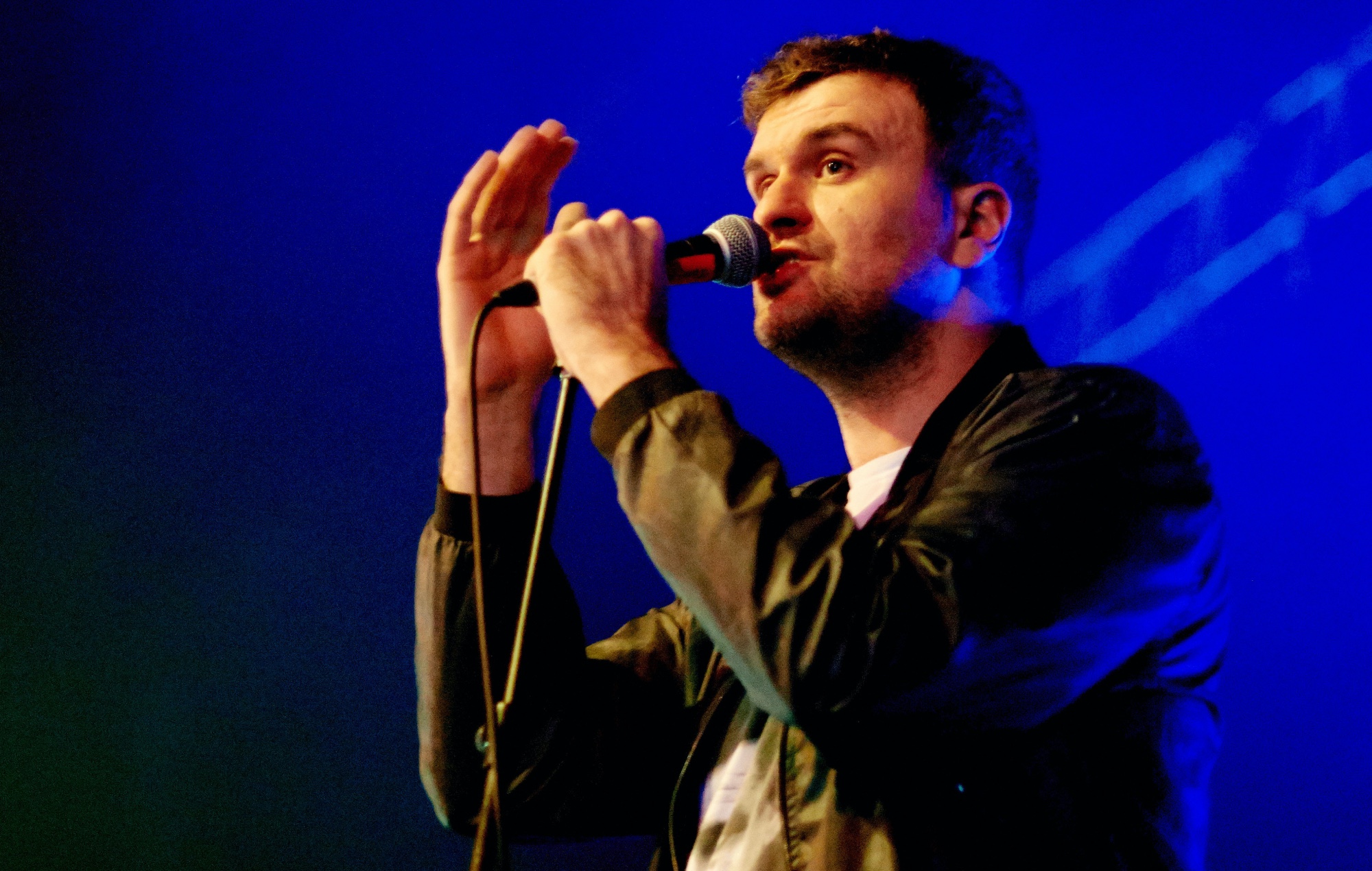 Jon McClure of Reverend And The Makers performing live on stage at O2 Academy Sheffield