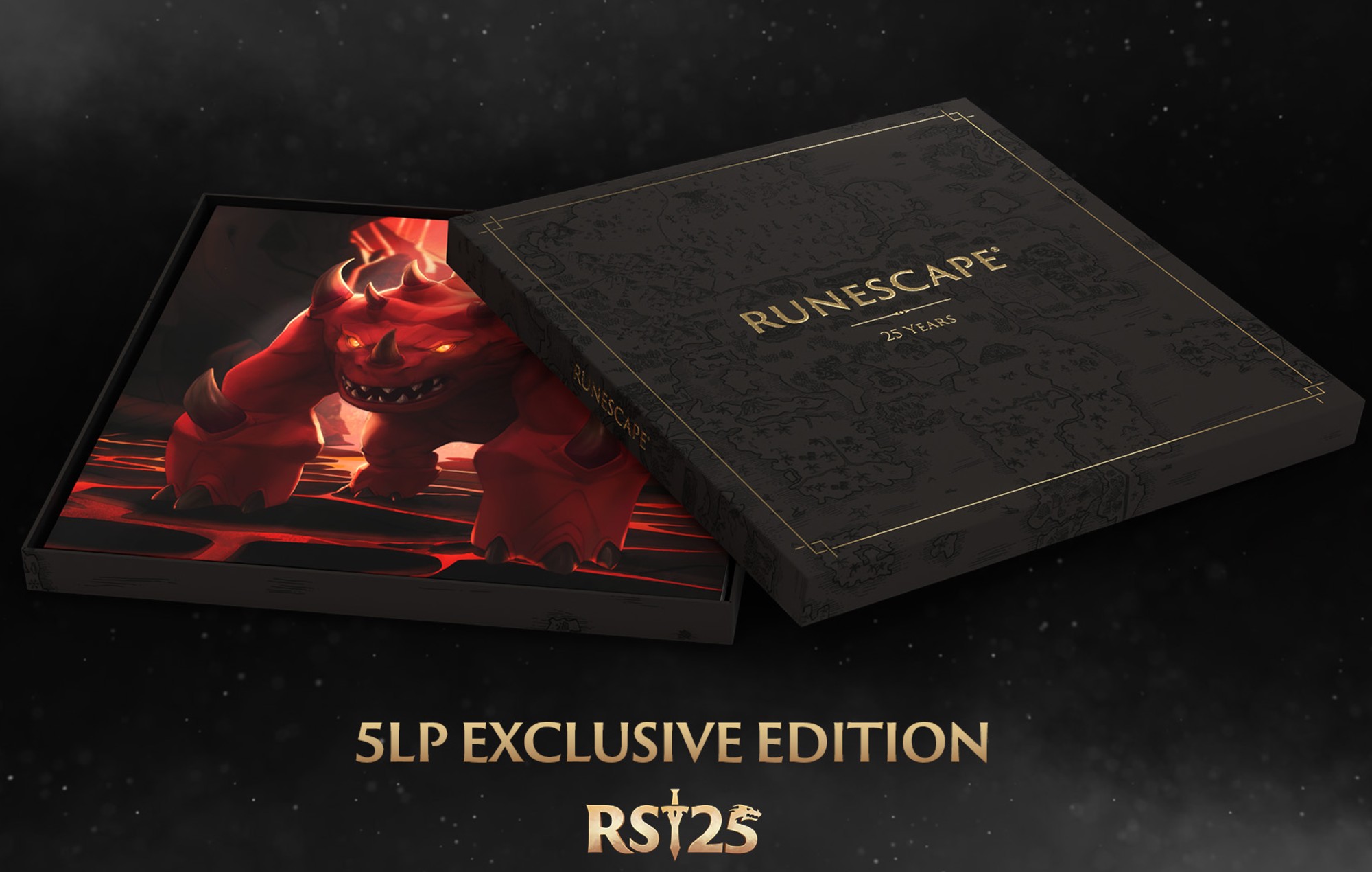 'RuneScape: 25 Years' anniversary vinyl.