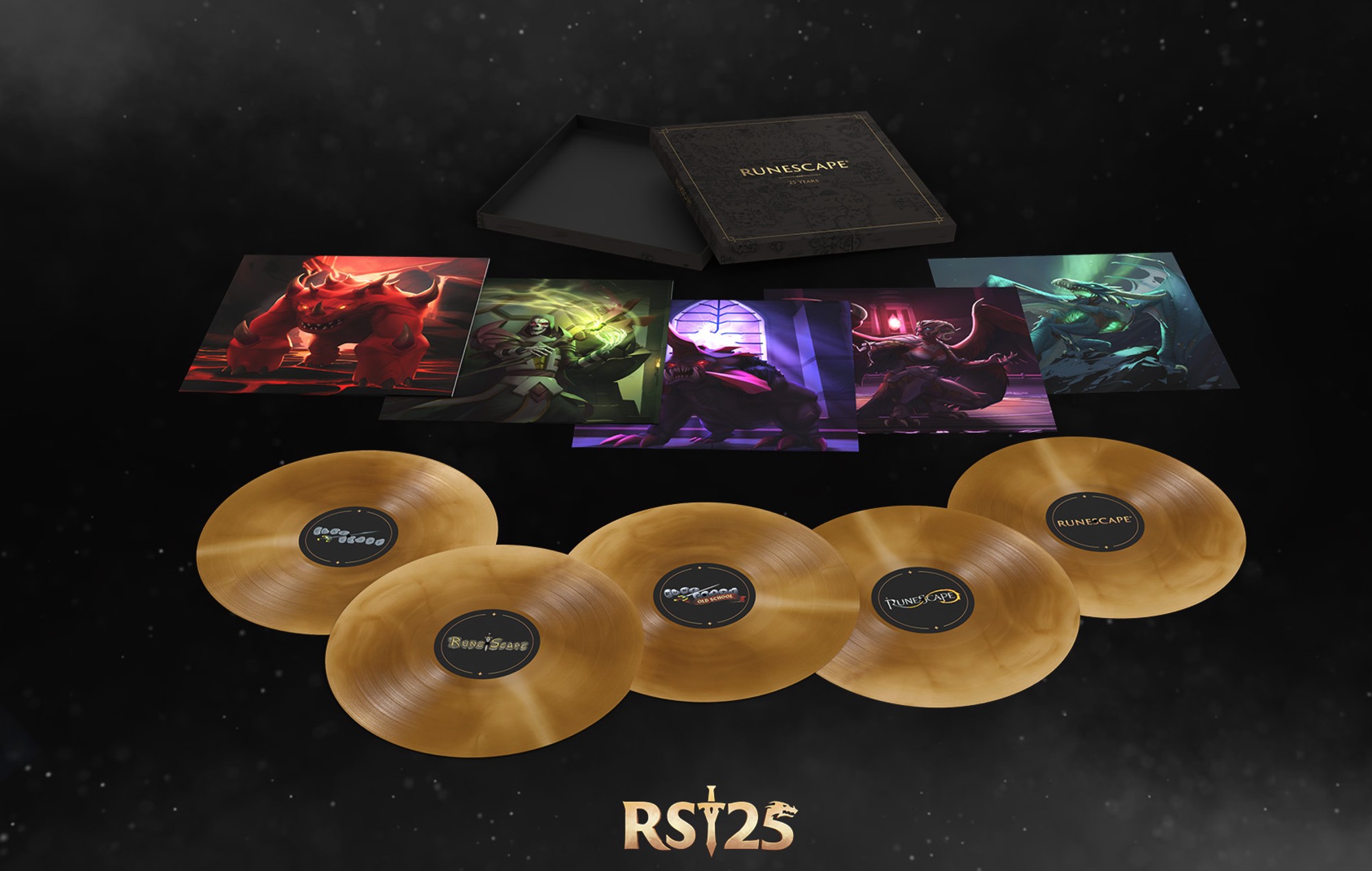 'RuneScape: 25 Years' anniversary vinyl.