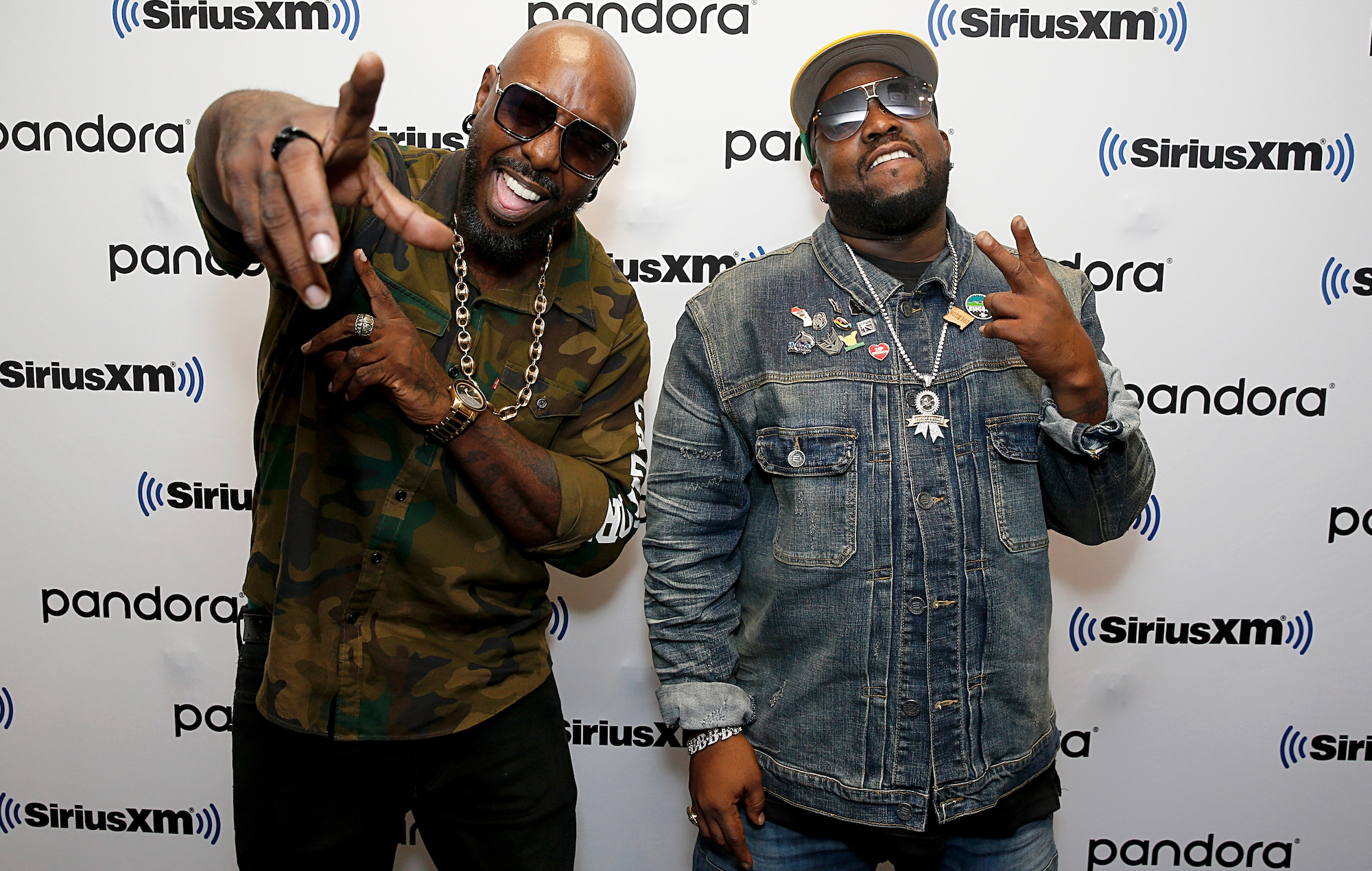 Sleepy Brown (left) and Big Boi (right). Credit- Dominik Bindl/Getty Images