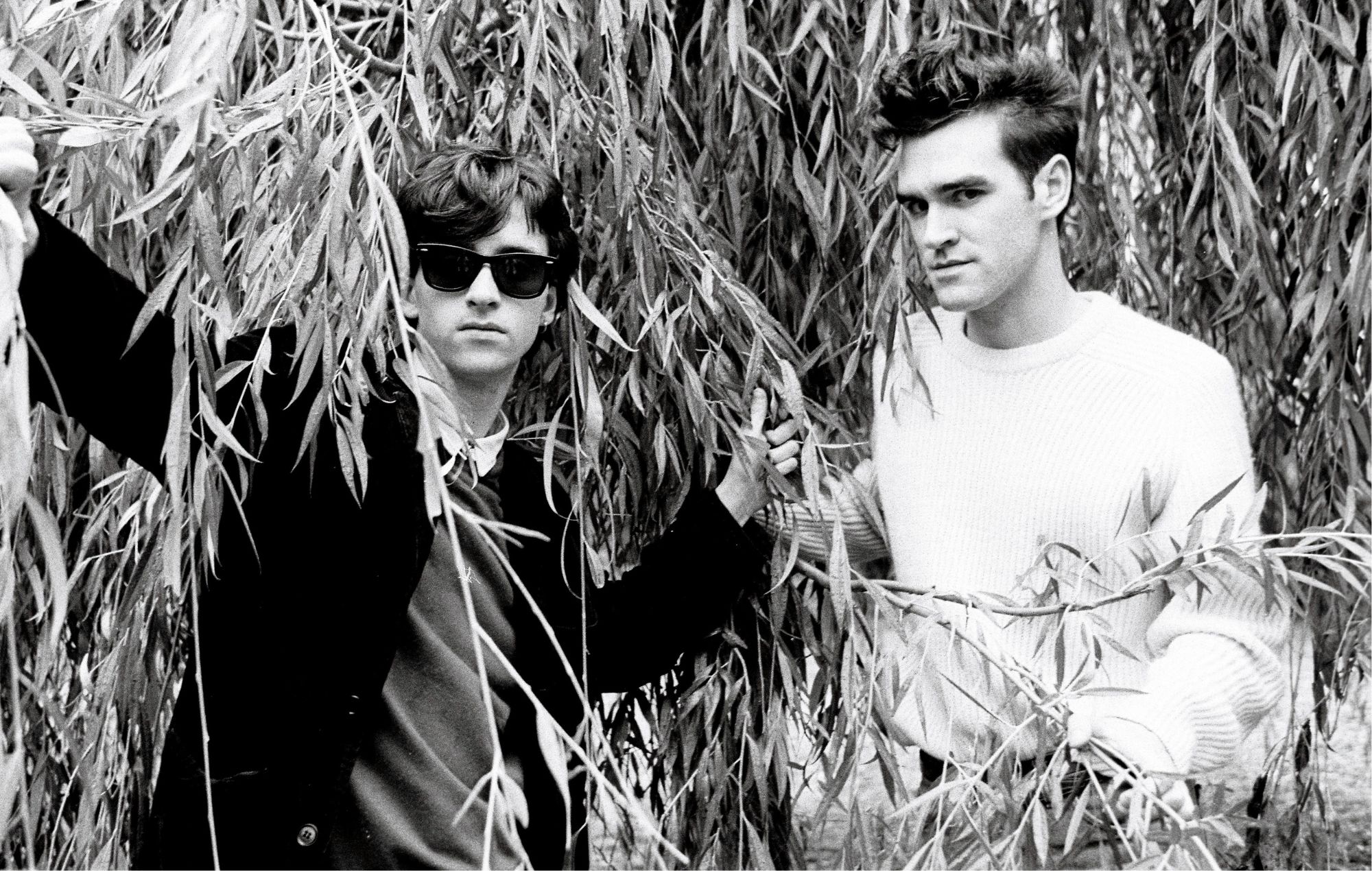 Johnny Marr (left) and Morrissey of The Smiths in 1983.