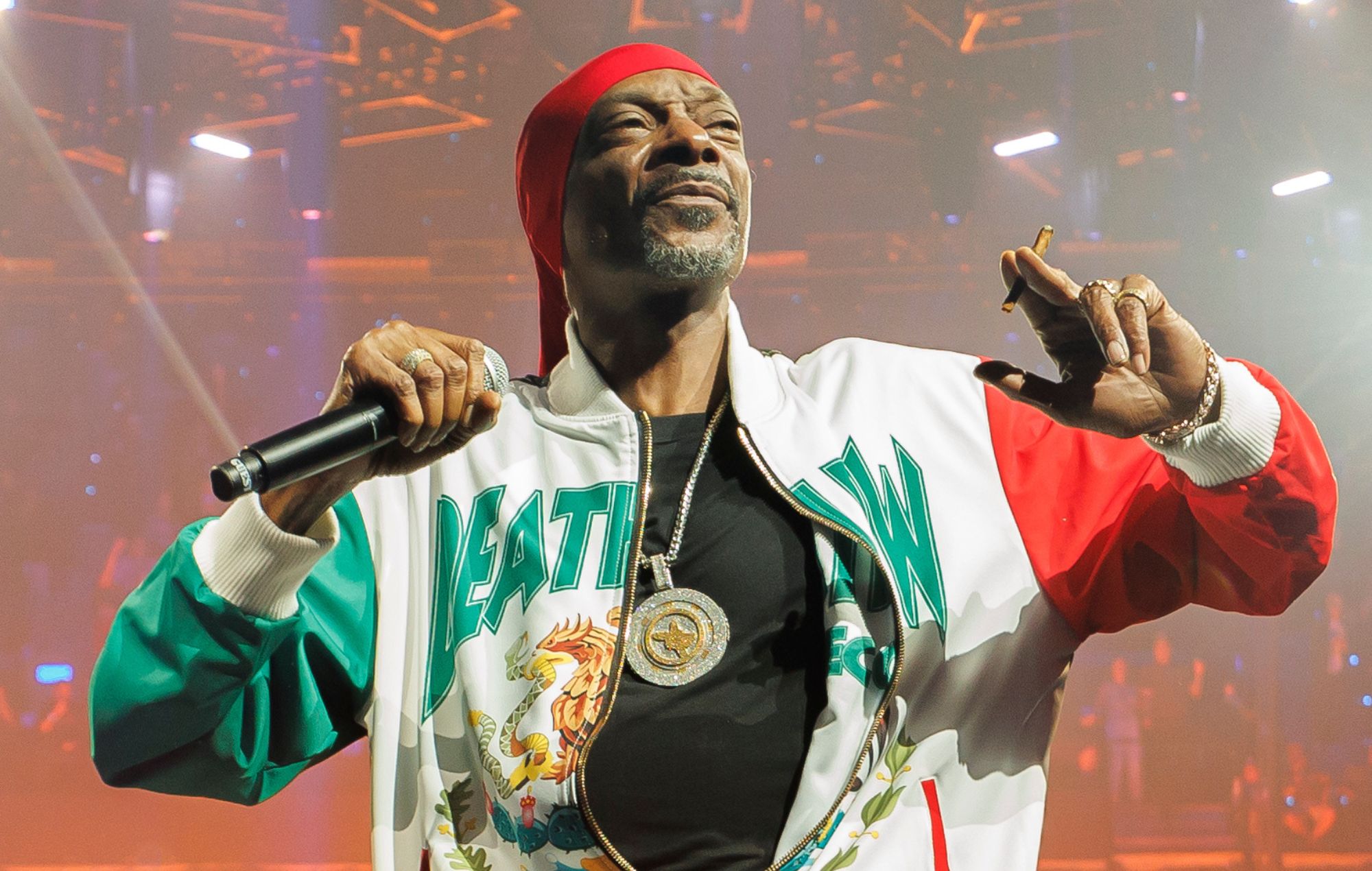 Snoop Dogg performs in 2024