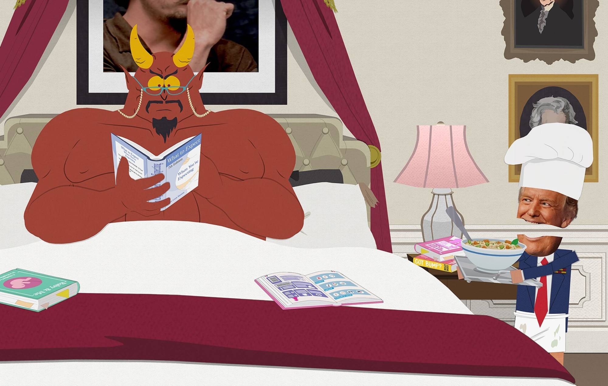 South Park Satan and Trump