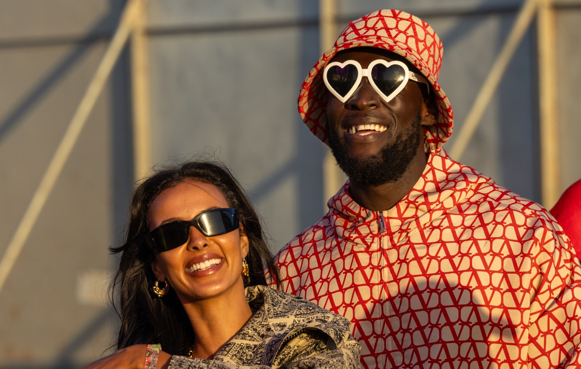 Stormzy and Maya Jama (Photo by Matt Cardy/Getty Images)