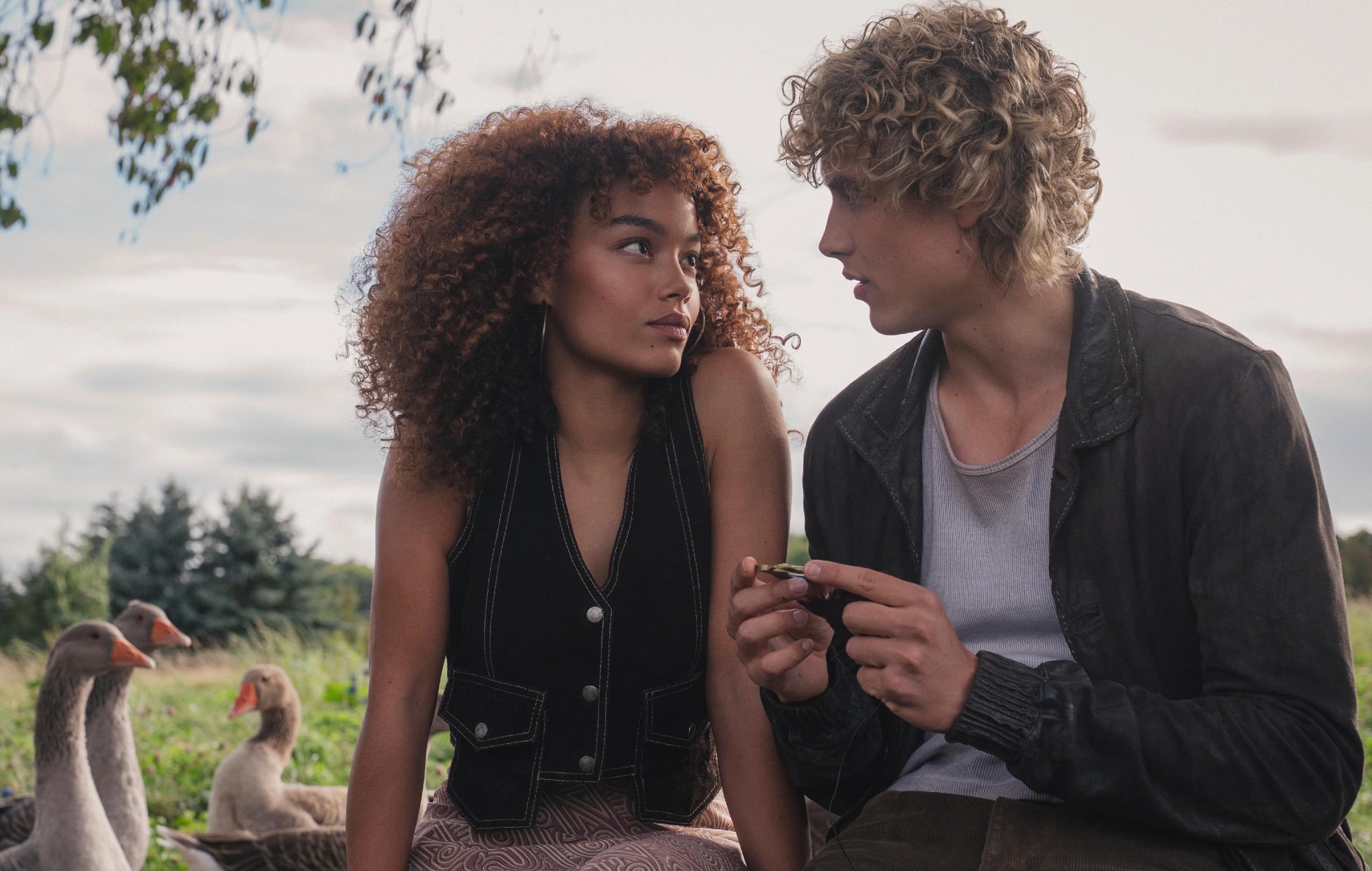 Whitney Park and Joseph Zada in 'The Hunger Games: Sunrise on the Reaping'