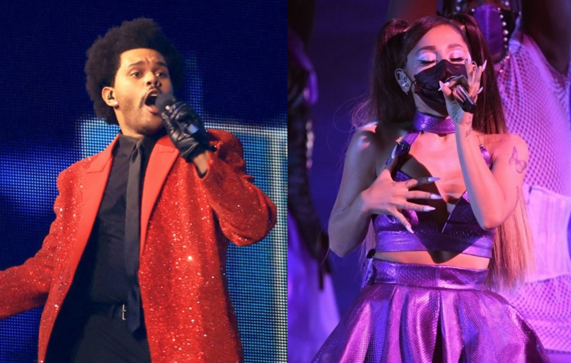 The Weeknd and Ariana Grande