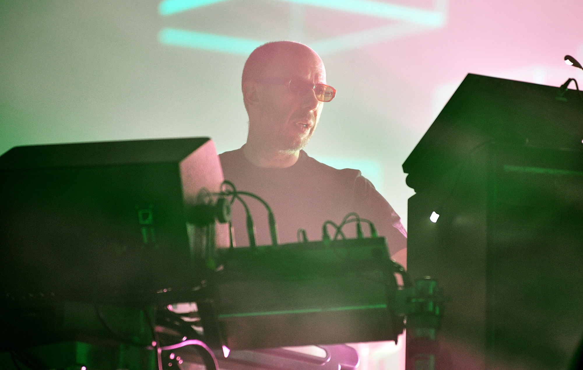 Tom Rowlands of The Chemical Brothers, photo by Jim Dyson/Getty