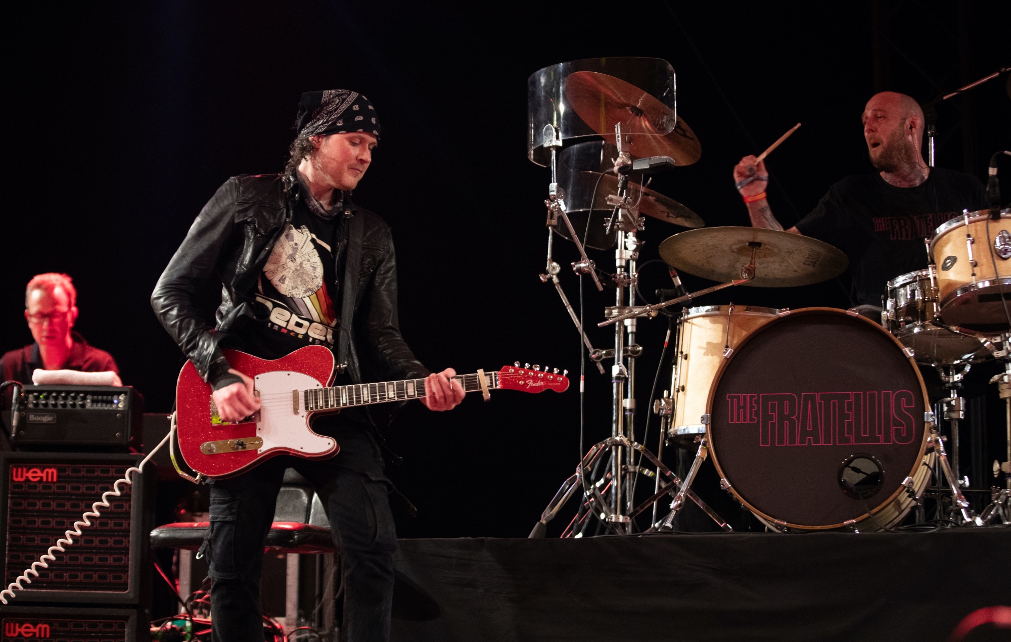 The Fratellis performing live on stage, photo by Kieran Frost/Redferns/Getty