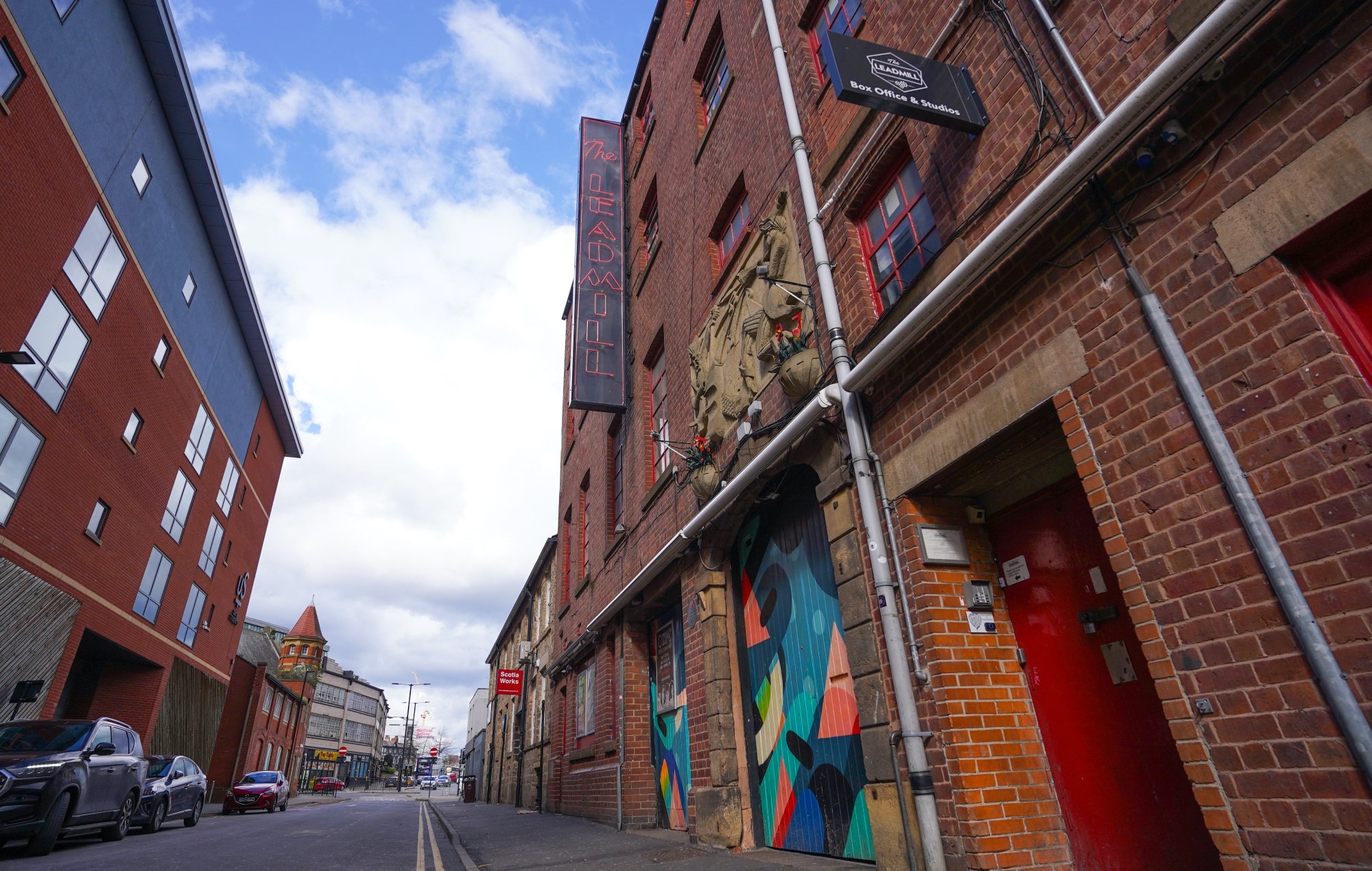 An exterior shot of The Leadmill in Sheffield, photo by Giannis Alexopoulos/NurPhoto/Getty