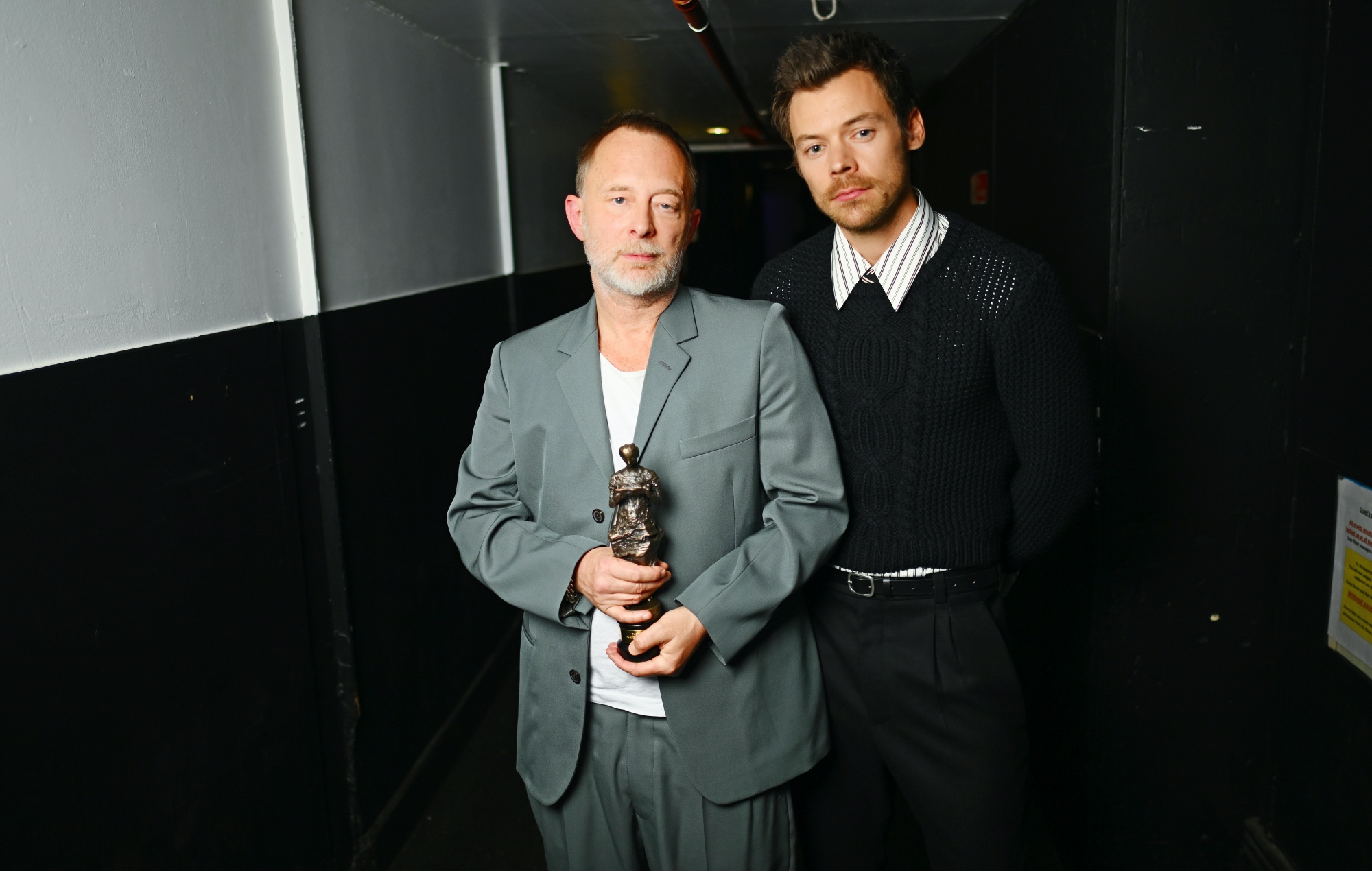 Thom Yorke and Harry Styles at the Ivors 2026, photo by Jed Cullen/Dave Benett/Getty Images for The Ivors