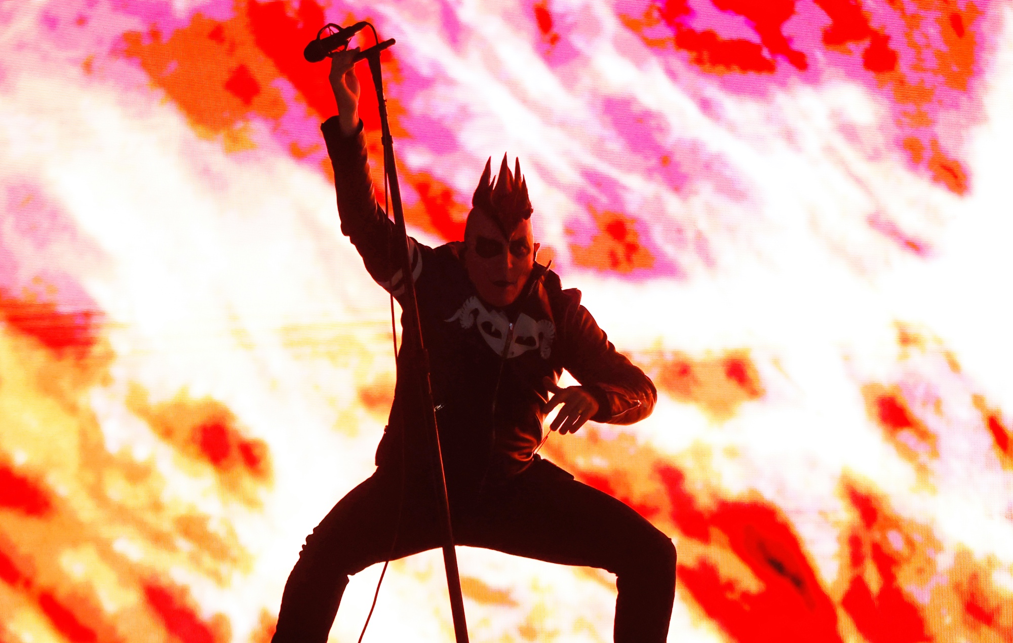 Maynard James Keenan performing live on stage with Tool, photo by Medios y Media/Getty