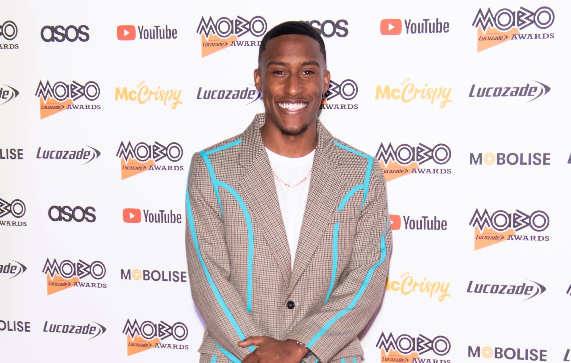 Yung Filly arrives at the MOBO Awards 2022 at OVO Arena Wembley on November 30, 2022 in London, England. (Photo by Joseph Okpako/WireImage)