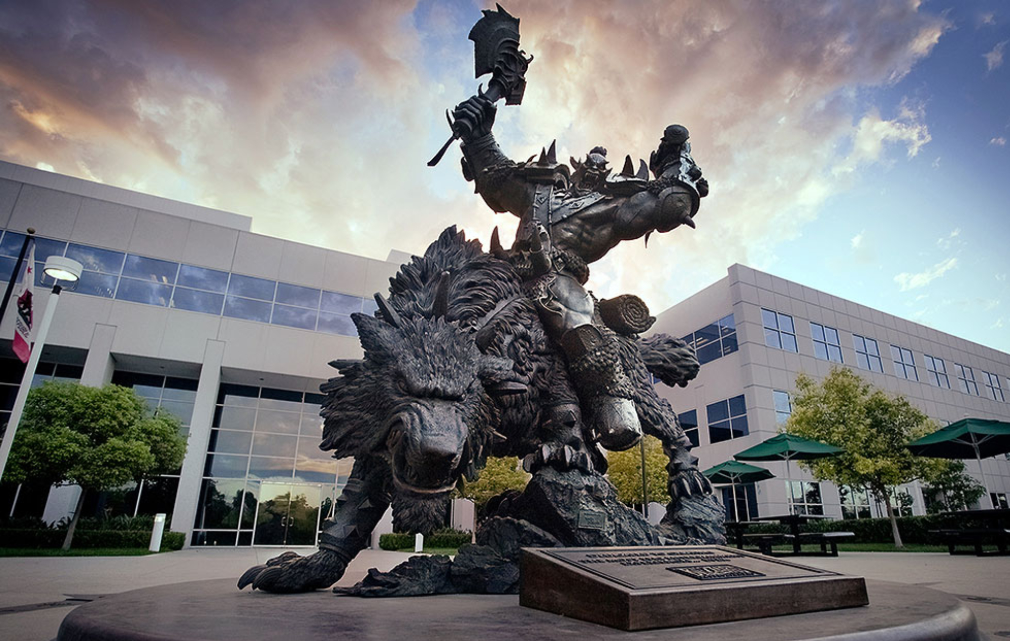 Activision Blizzard Orc Statue