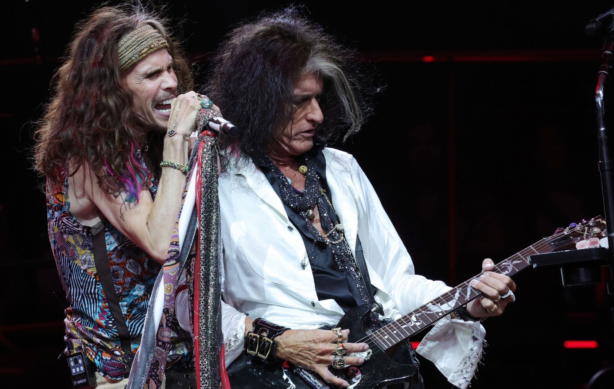 Steven Tyler and Joe Perry of Aerosmith