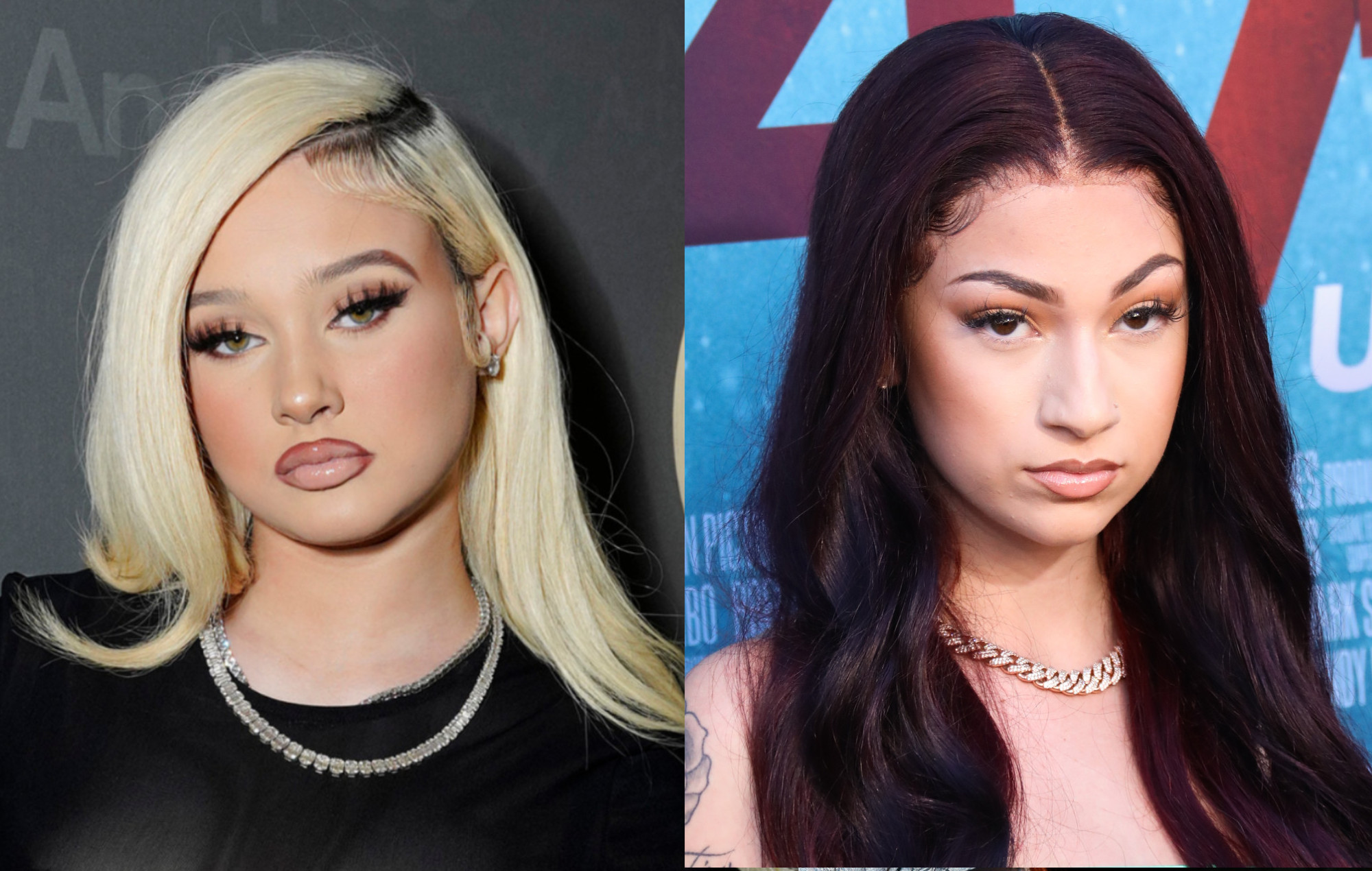 Alabama Barker and Danielle Bregoli aka Bhad Bhabie. Photo credit: Presley Ann/Getty Images for Spotify; Paul Archuleta/FilmMagic