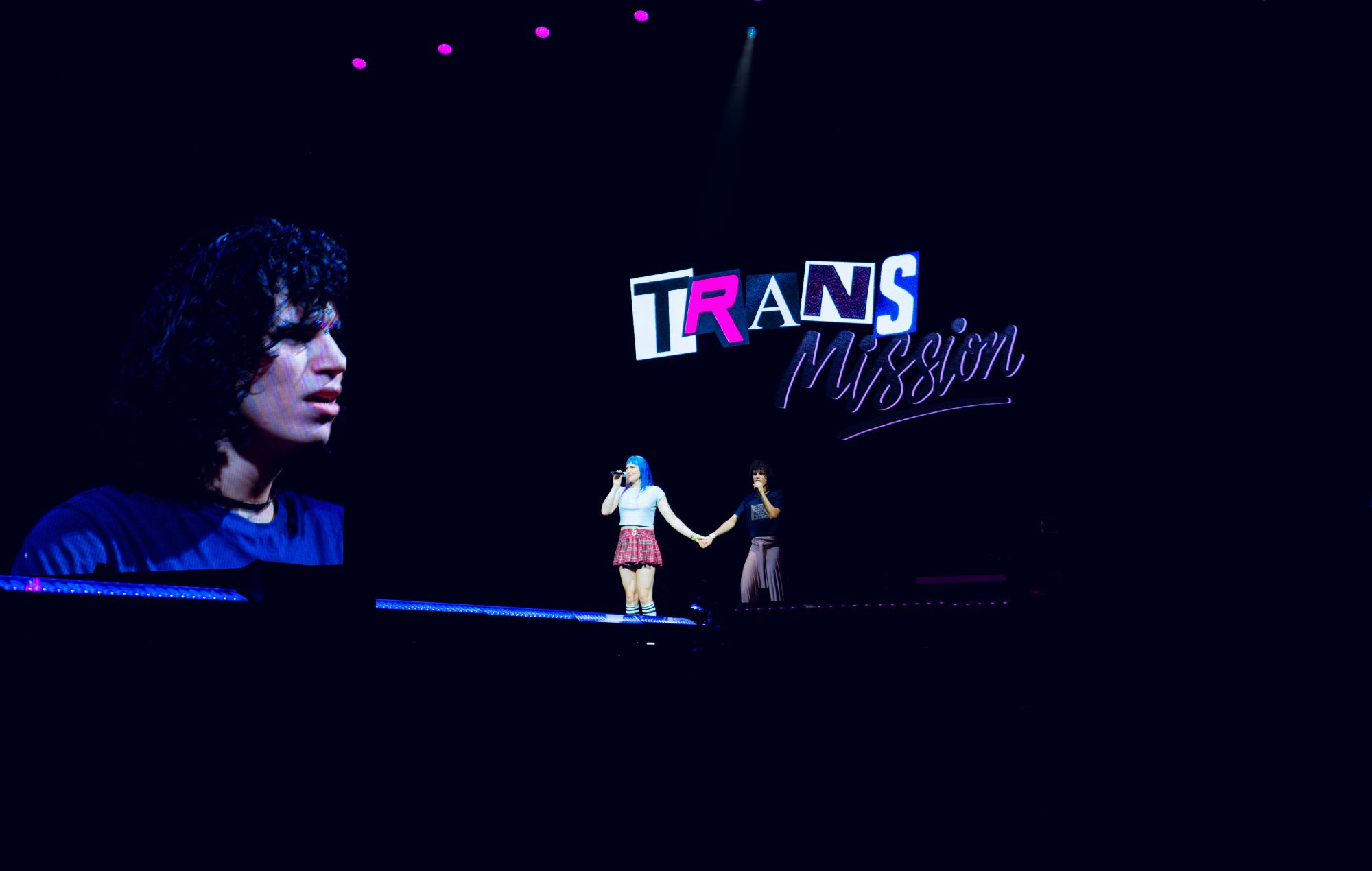 Jacob Alon and Jasmine.4.T at Trans Mission, Wembley. CREDIT: @Coco_amos