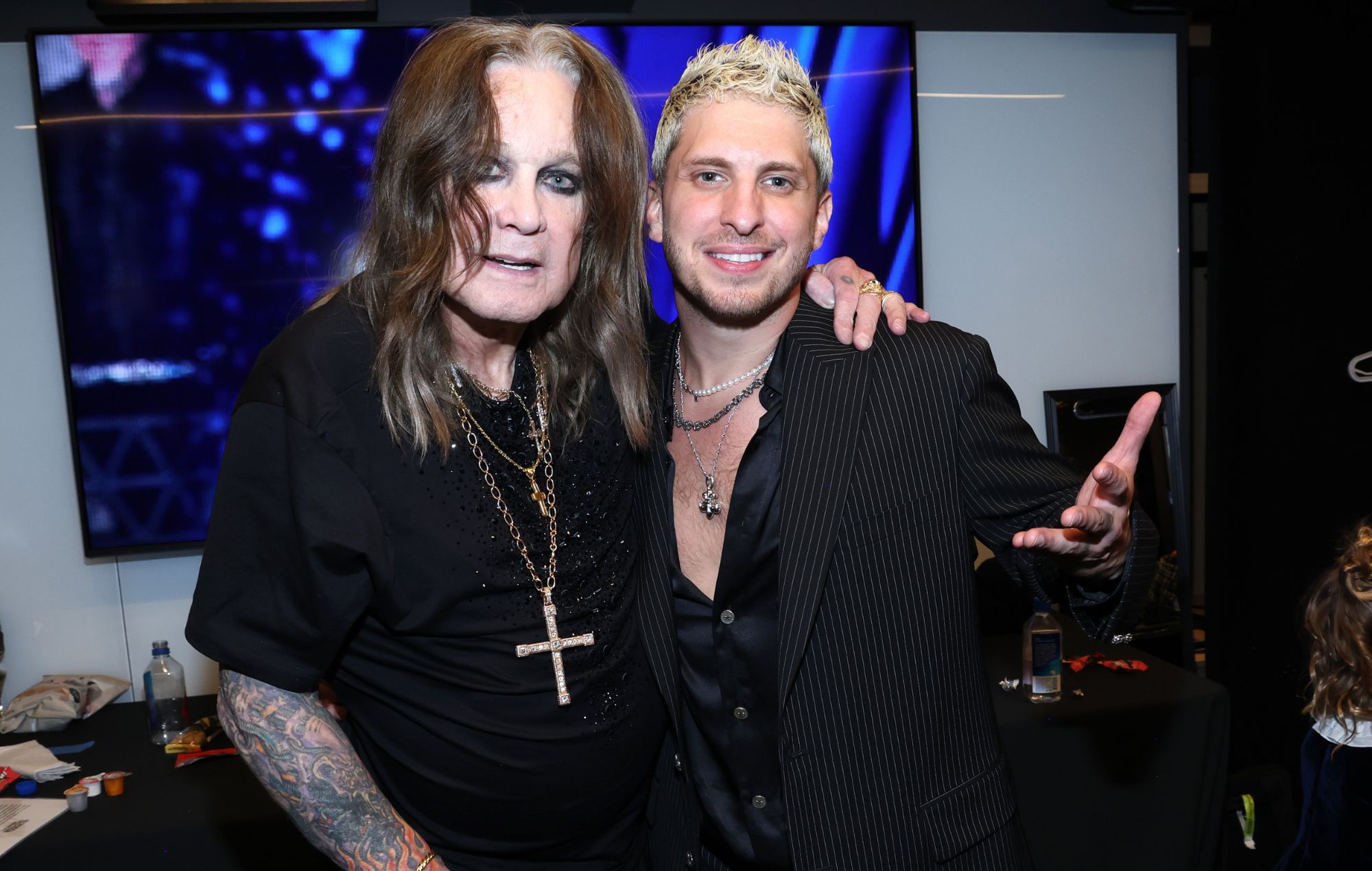 Ozzy Osbourne and Andrew Watt in 2024