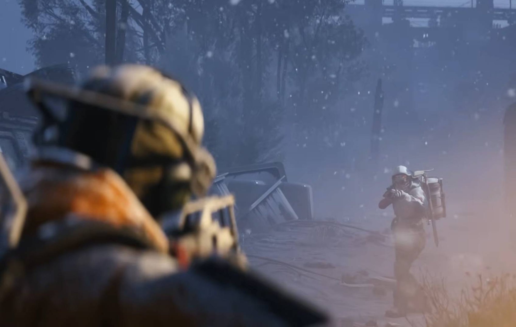 Arc Raiders Candleberries Locations: A raider can be seen aiming at another Raider.