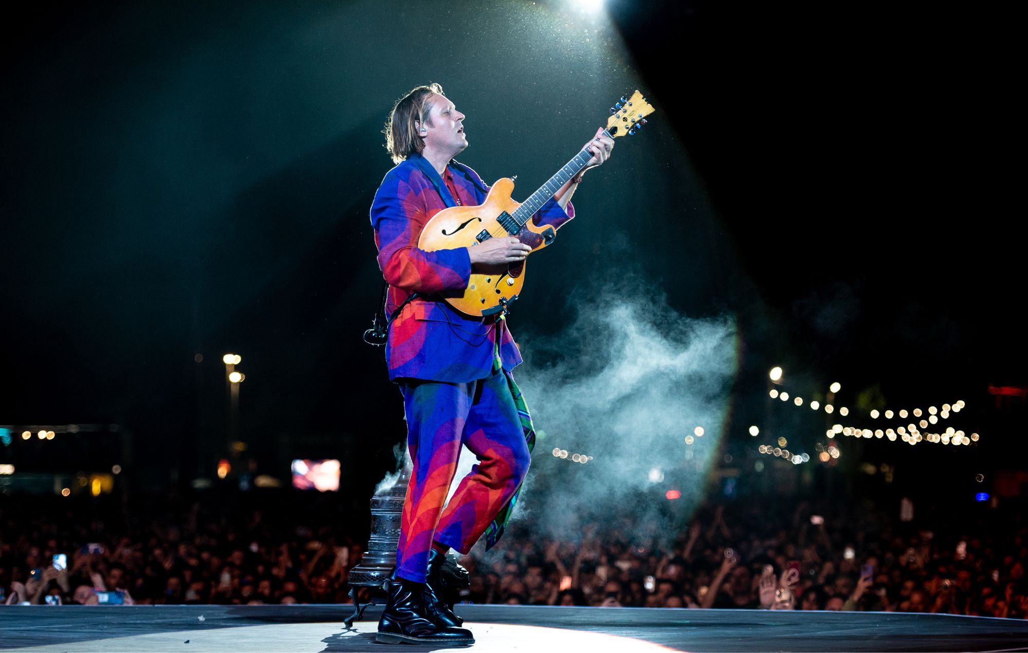 Win Butler from Arcade Fire performs in 2024