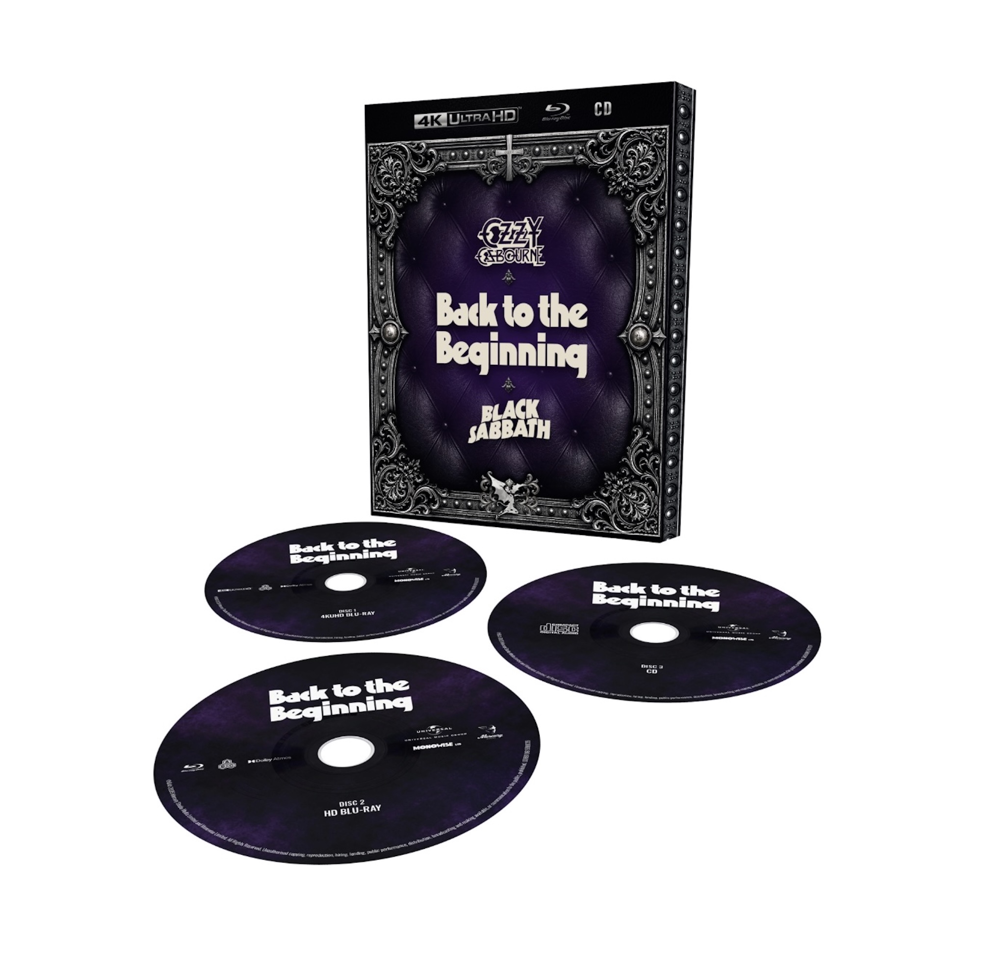 ‘Ozzy & Black Sabbath: Back To The Beginning’ DVD. CREDIT: Press