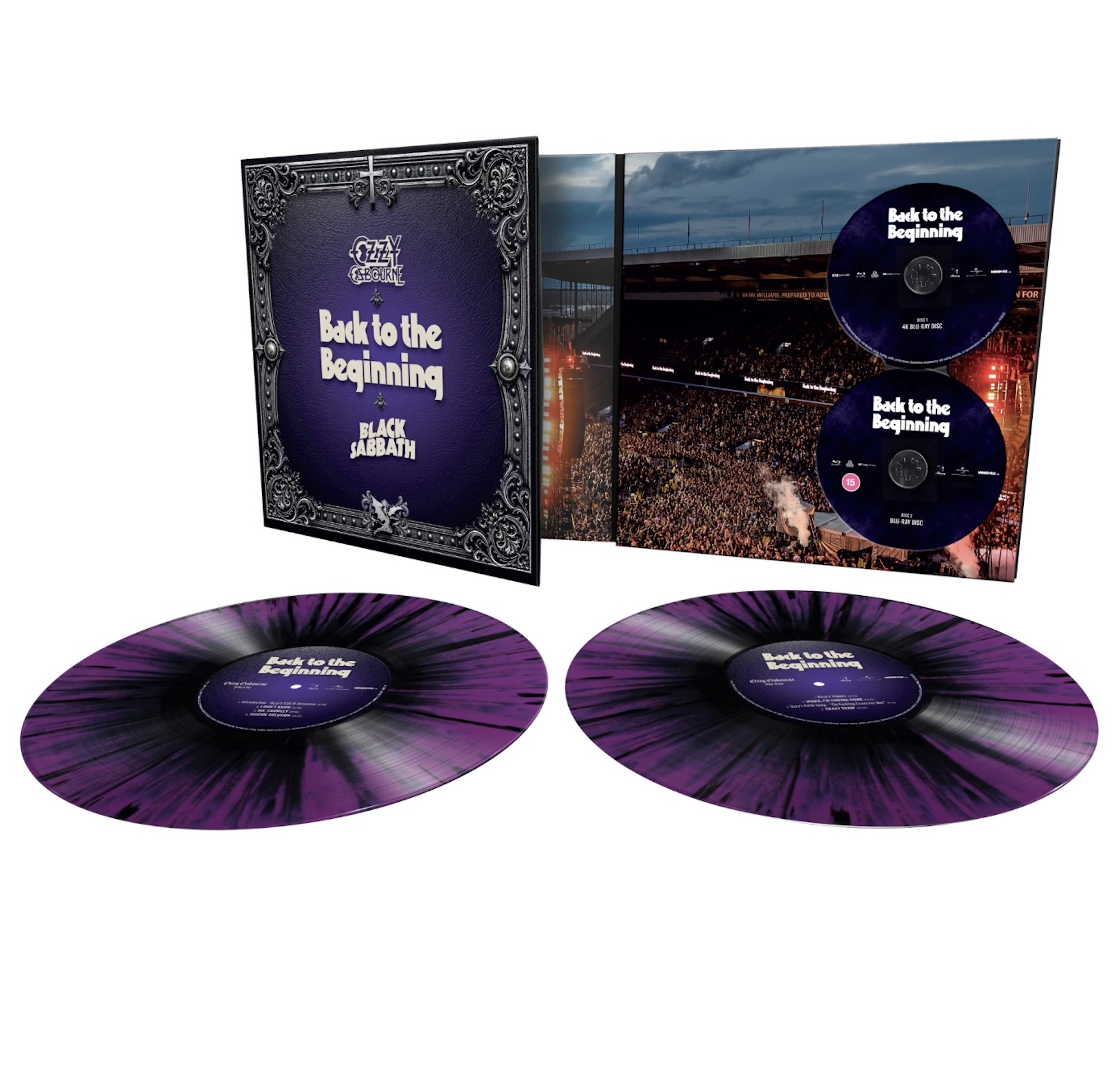 ‘Ozzy & Black Sabbath: Back To The Beginning’ Vinyl. CREDIT: Press