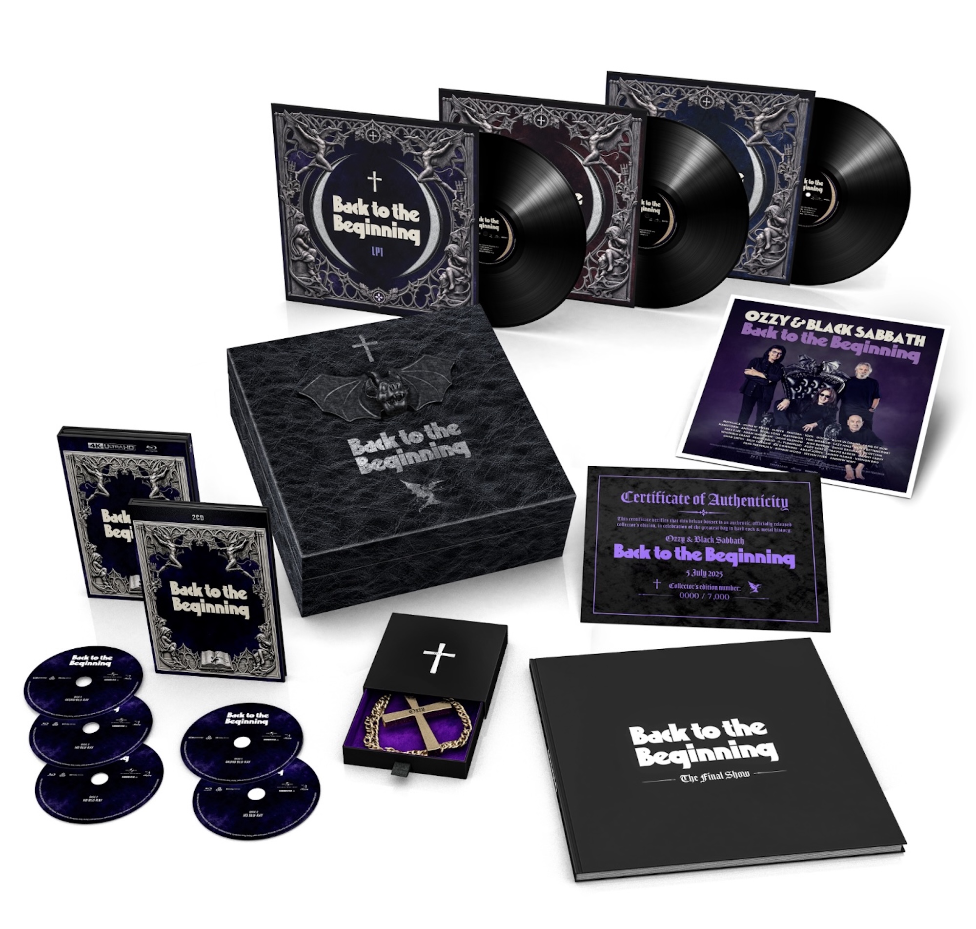 ‘Ozzy & Black Sabbath: Back To The Beginning’ box set. CREDIT: Press