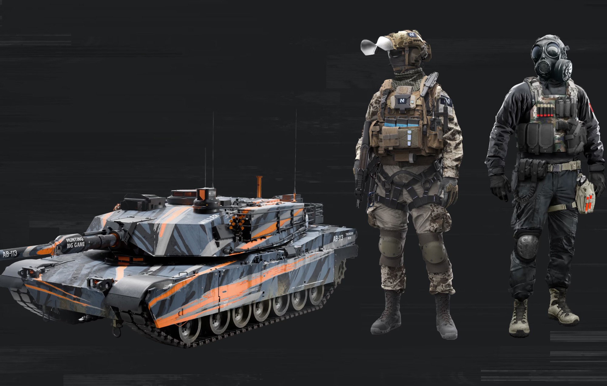 Battlefield 6 Rewards Battlefield 2042: Two soldiers and a tank can be seen