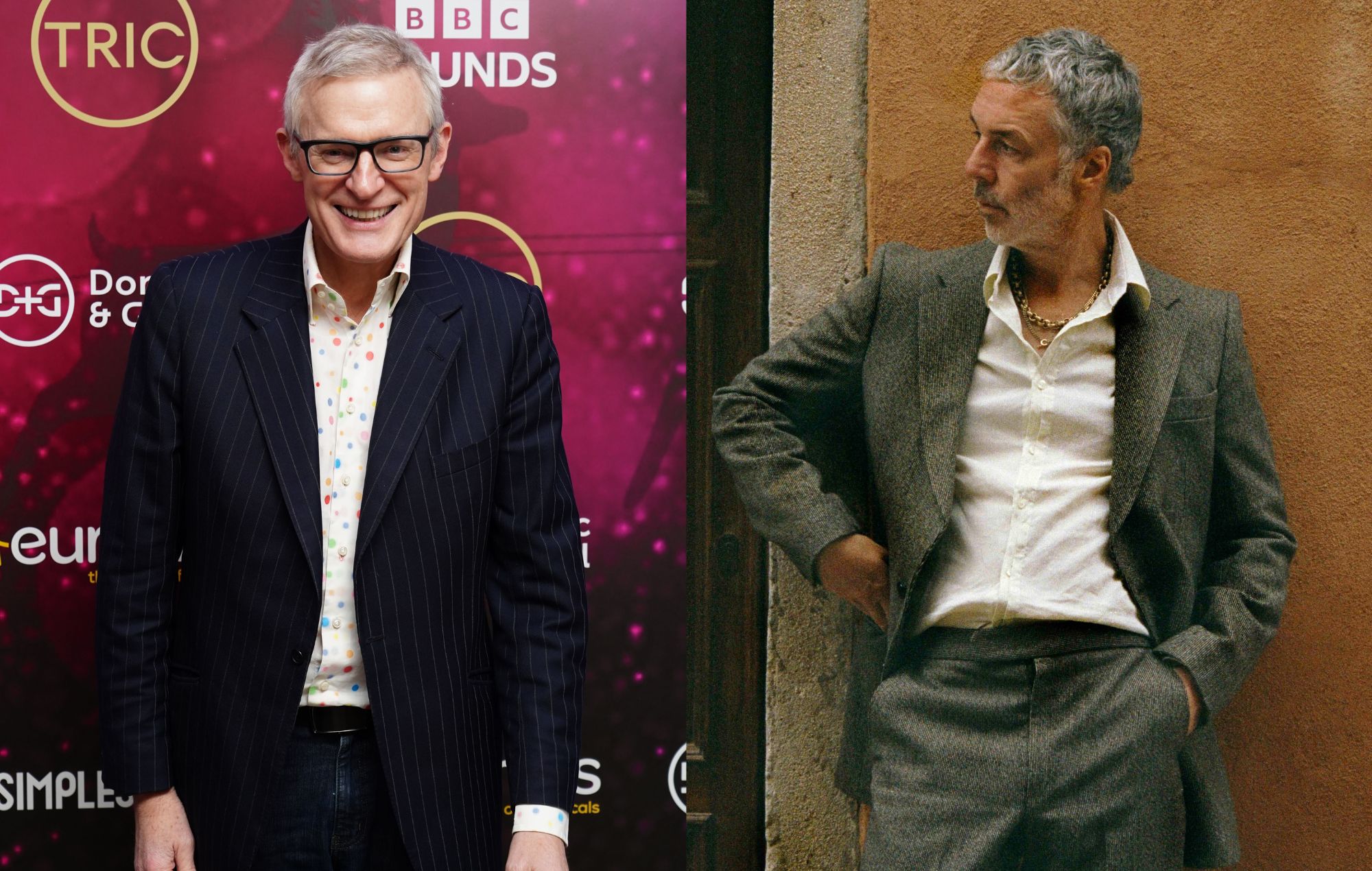 Jeremy Vine and Baxter Dury