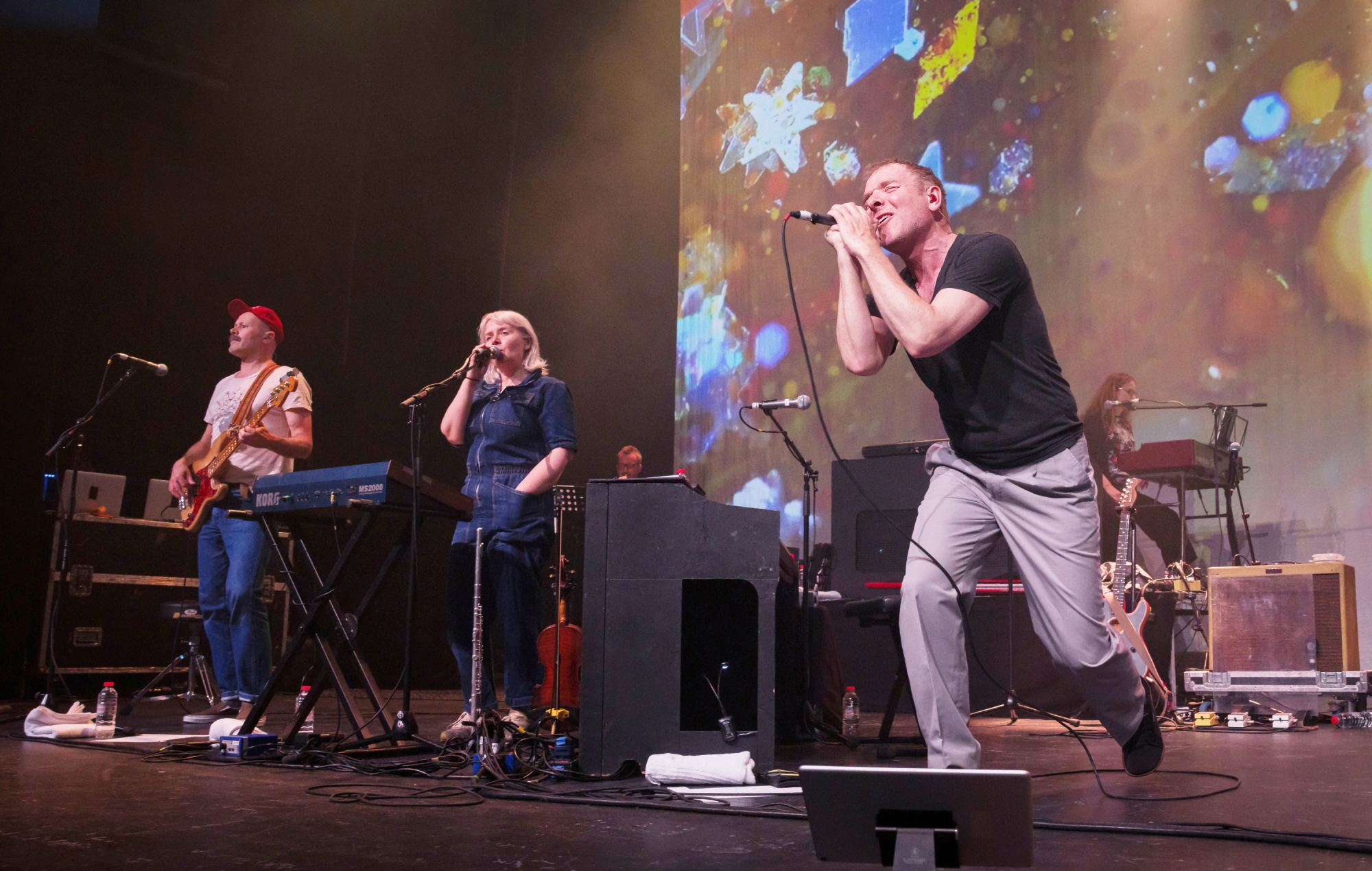 Belle & Sebastian live at the Admiralspalast on June 7, 2024 in Berlin, Germany. (Photo by Frank Hoensch/Redferns)