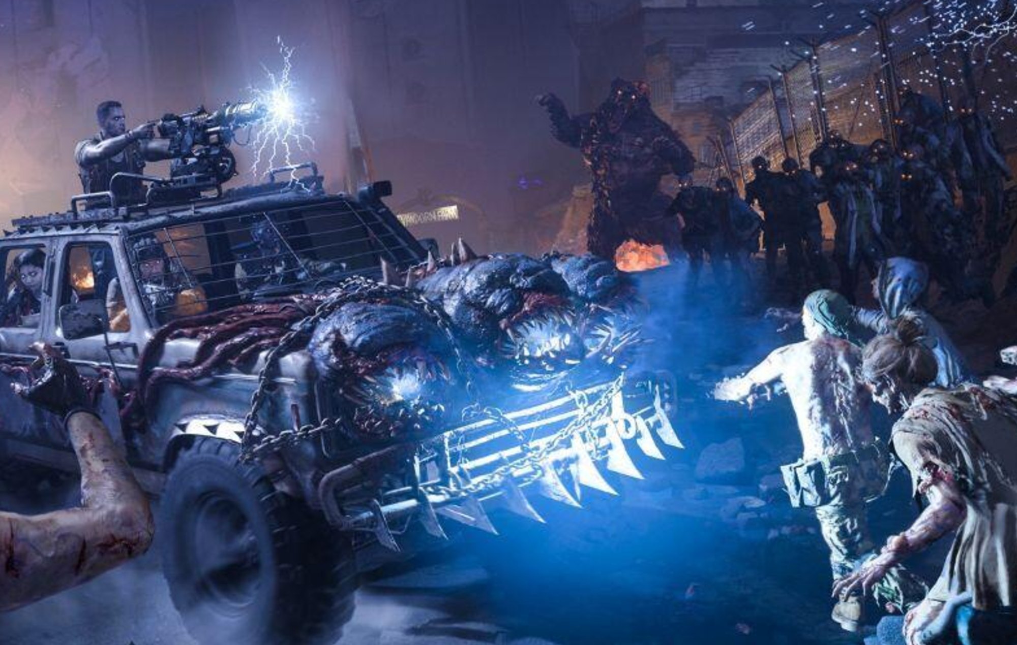 Call of Duty Black Ops 7 Dark Ops Challenges: Players can be seen killing zombies.