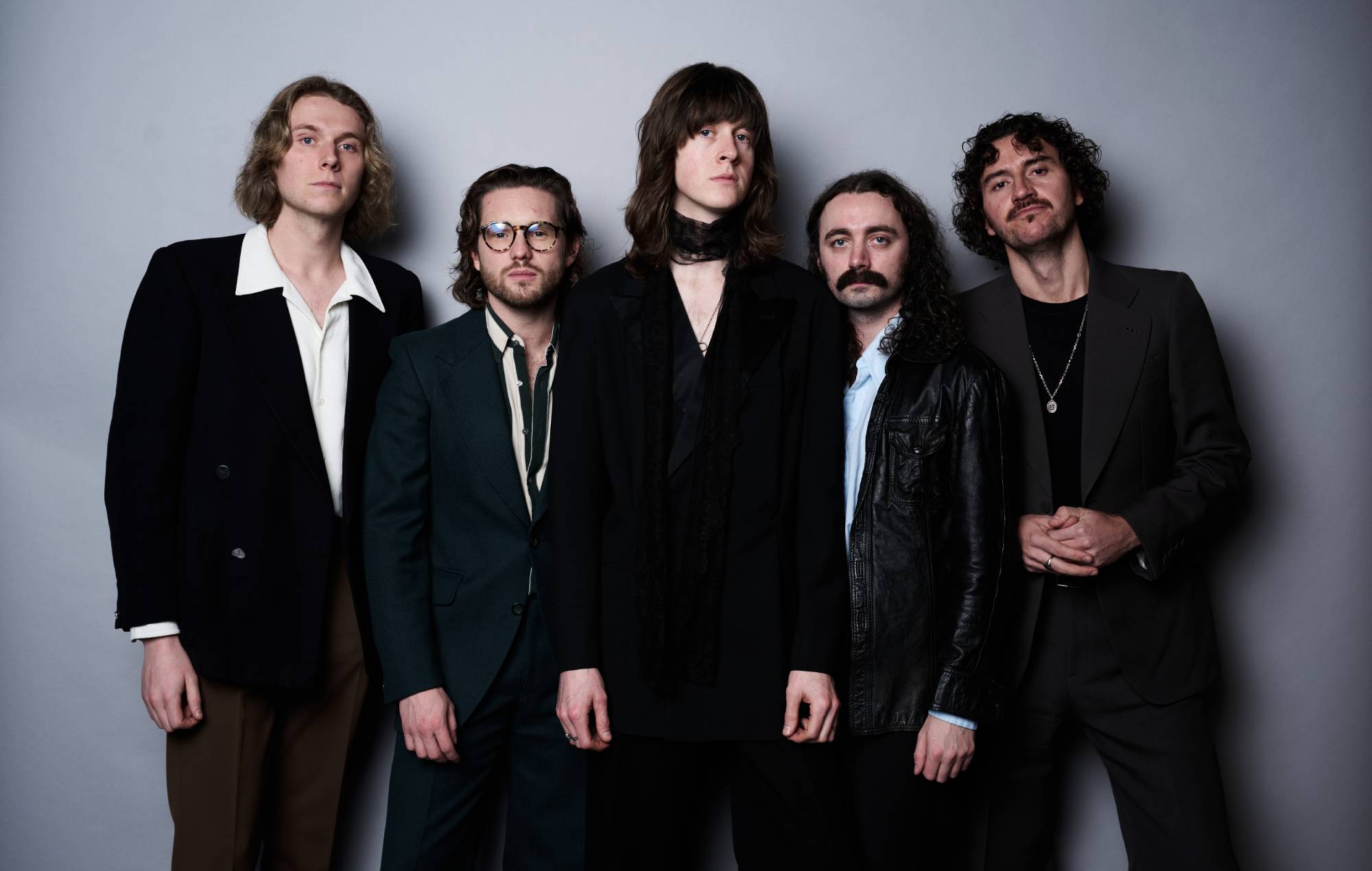 Myles Kellock, Joe Donovan, Tom Ogden, Josh Dewhurst and Charlie Salt of Blossoms during the MTV EMAs 2024 (Photo by Gareth Cattermole/MTV EMA/Gareth Cattermole/Getty Images for Viacom International)