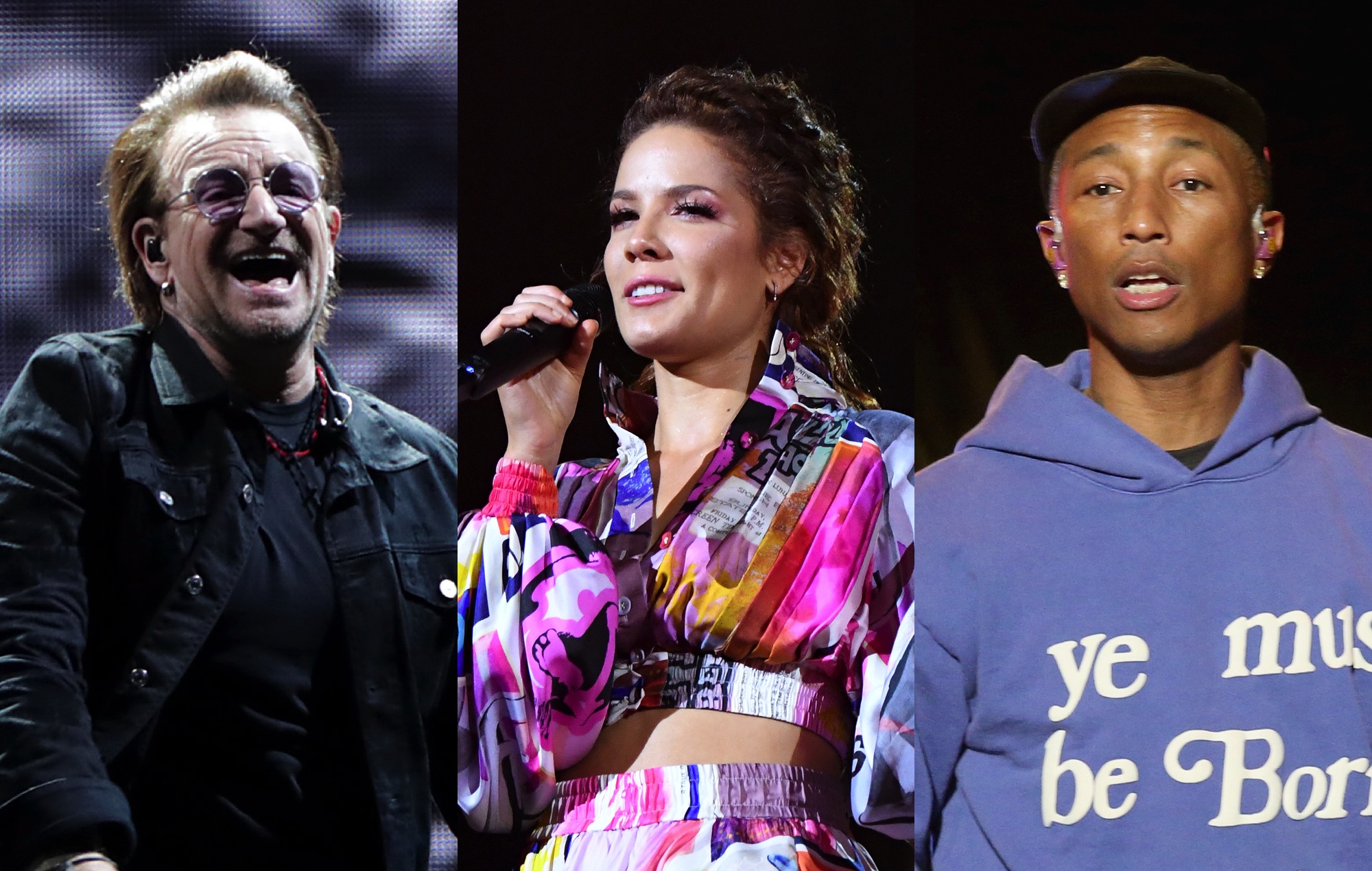 bono halsey pharrell williams sing 2 cast