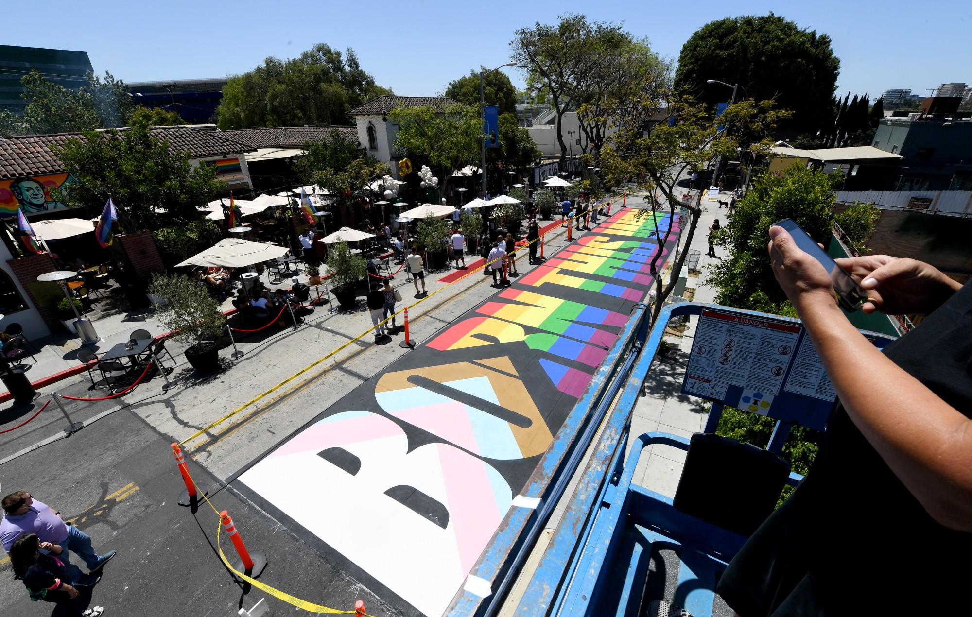 born this way street painting